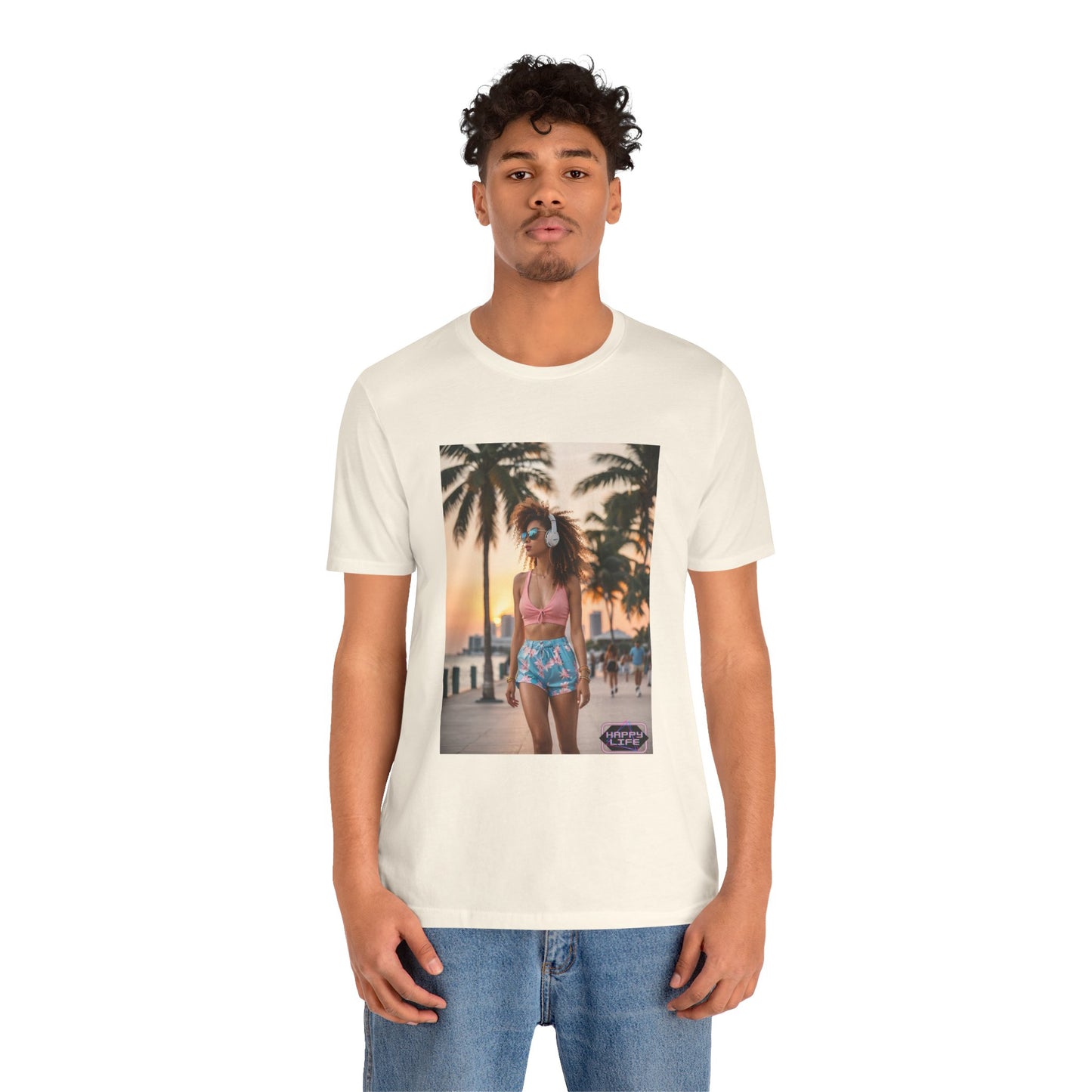 Chill Sunset Vibes Jersey Short Sleeve Tee