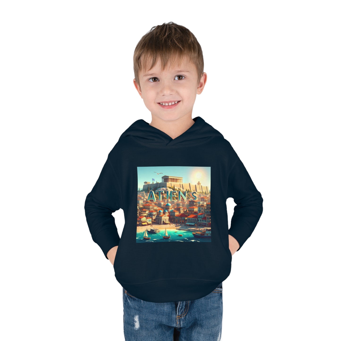 Athens Disney Pixar Style Toddler Pullover Fleece Hoodie