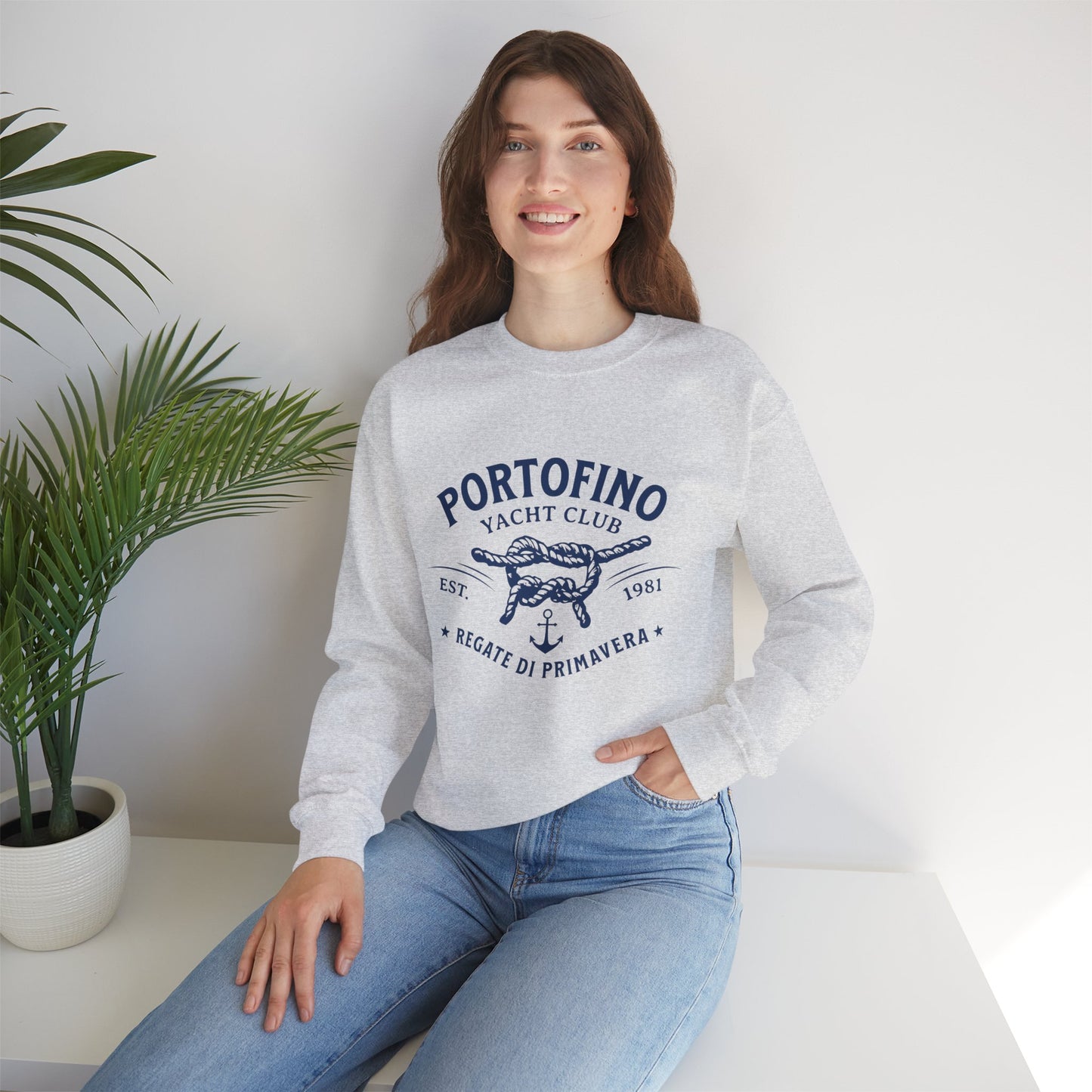 Portofino Yacht Club Graphic Sweatshirt
