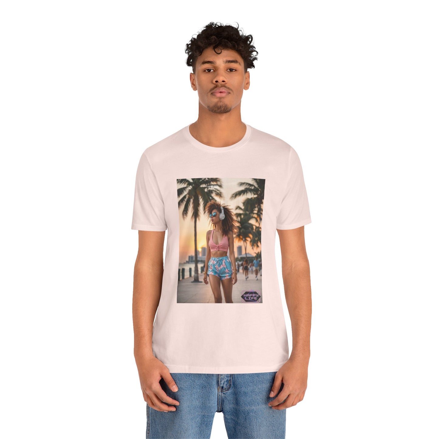 Chill Sunset Vibes Jersey Short Sleeve Tee