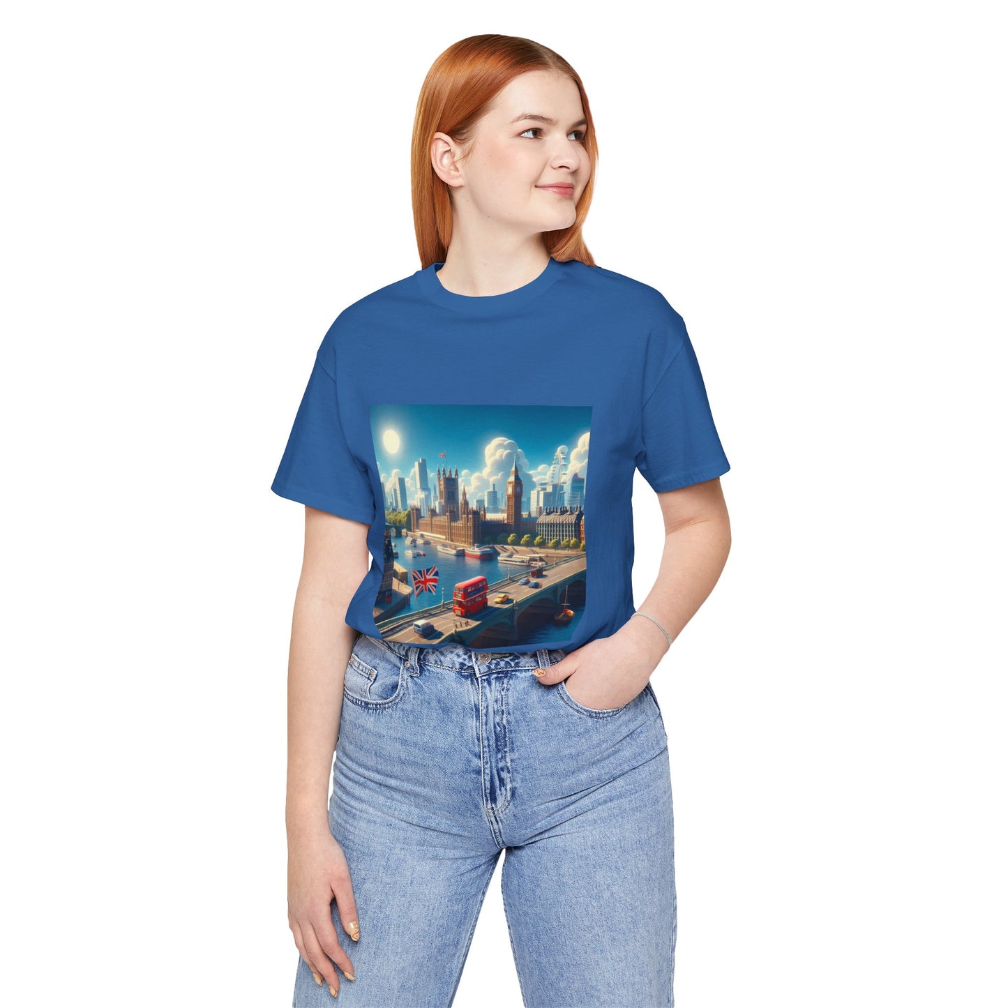 London Disney Pixar Style Jersey Short Sleeve Tee