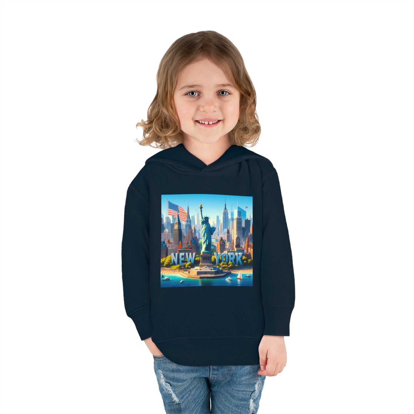 NY Disney Pixar Style Toddler Pullover Fleece Hoodie