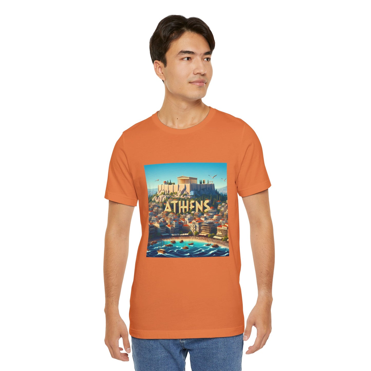 Athens Disney Pixar Style Jersey Short Sleeve Tee