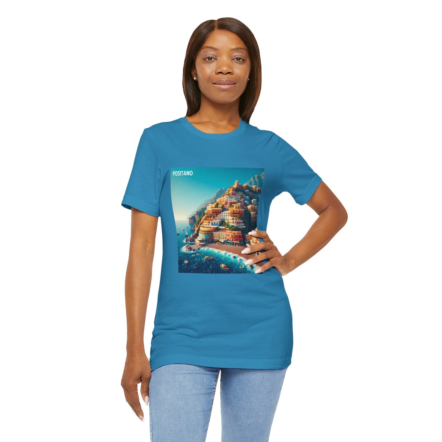 Positano Disney Pixar Style Jersey Short Sleeve Tee