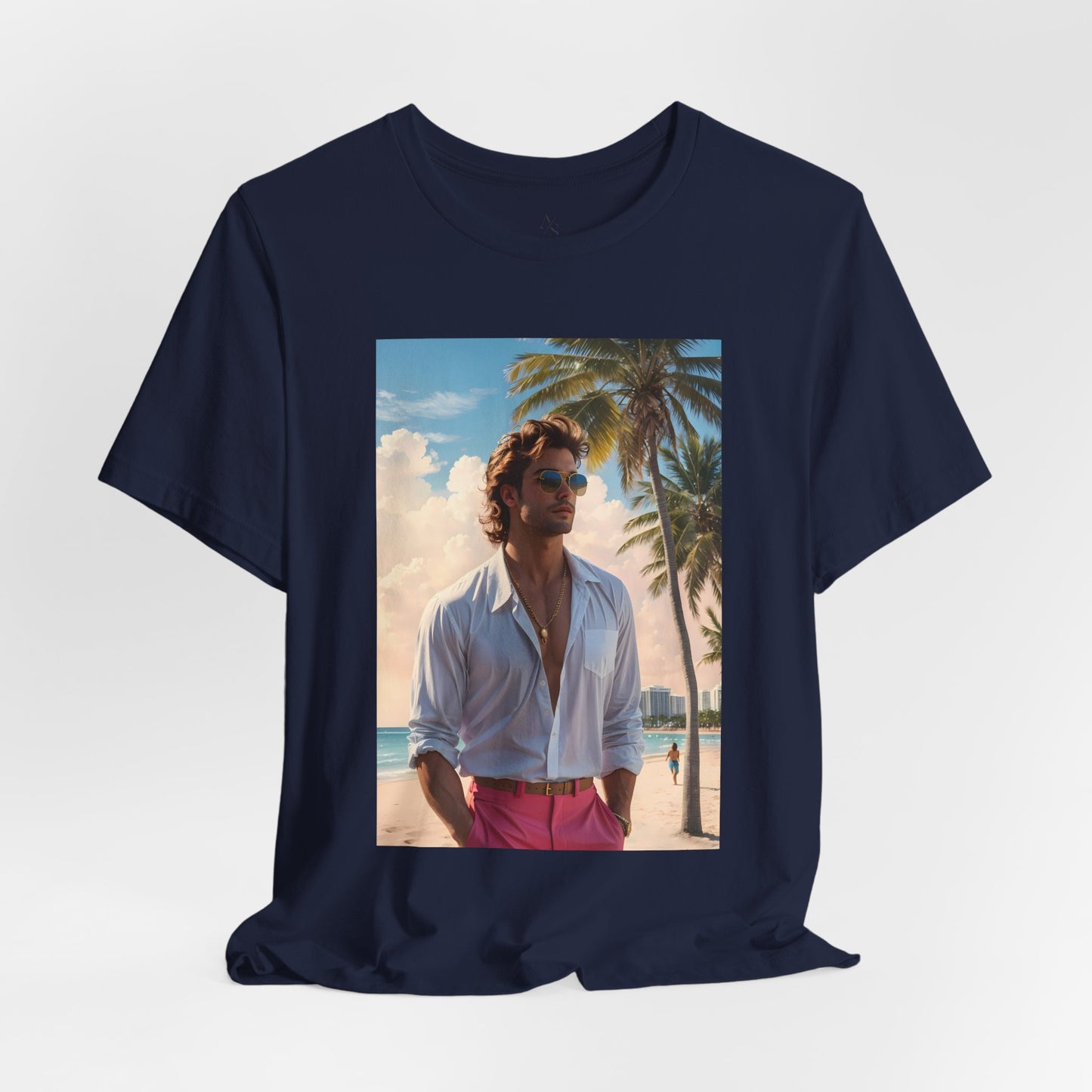 Walking On The Beach Jersey Short Sleeve Tee