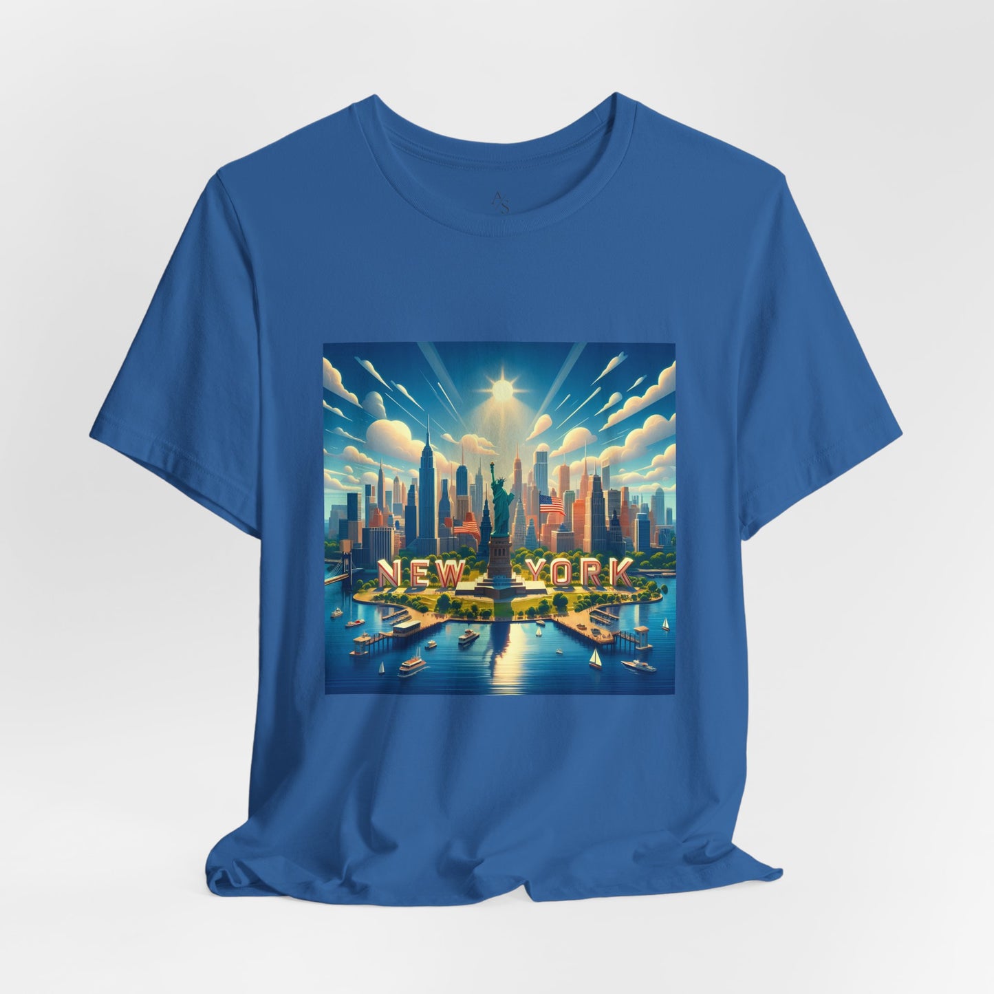 NY Disney Pixar Style Jersey Short Sleeve Tee