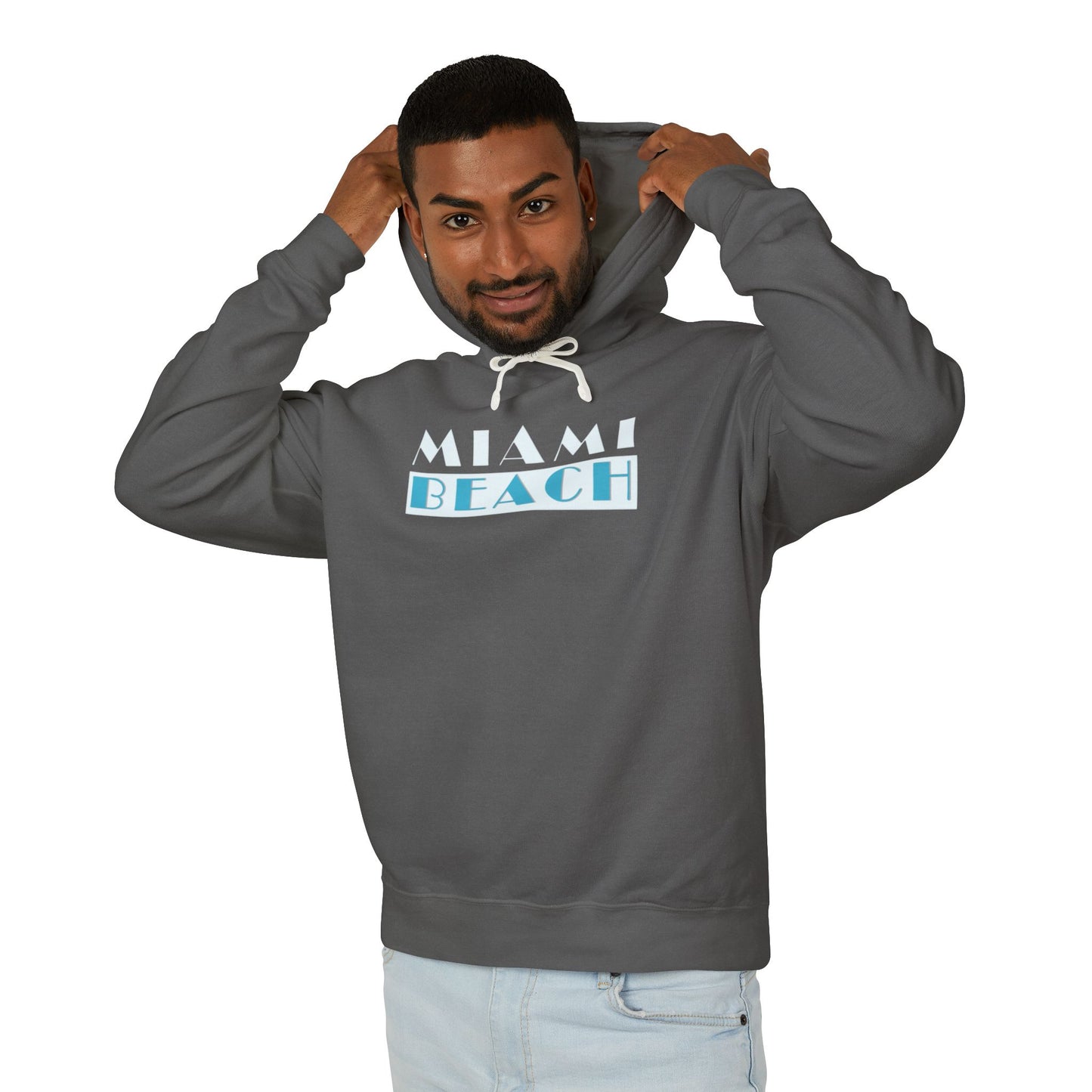 Miami Beach Retro Graphic Hoodie