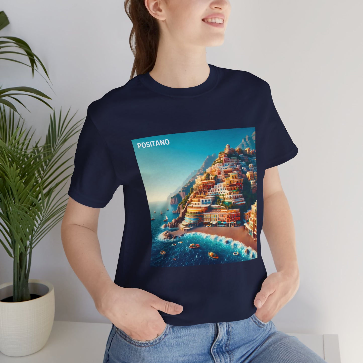 Positano Disney Pixar Style Jersey Short Sleeve Tee