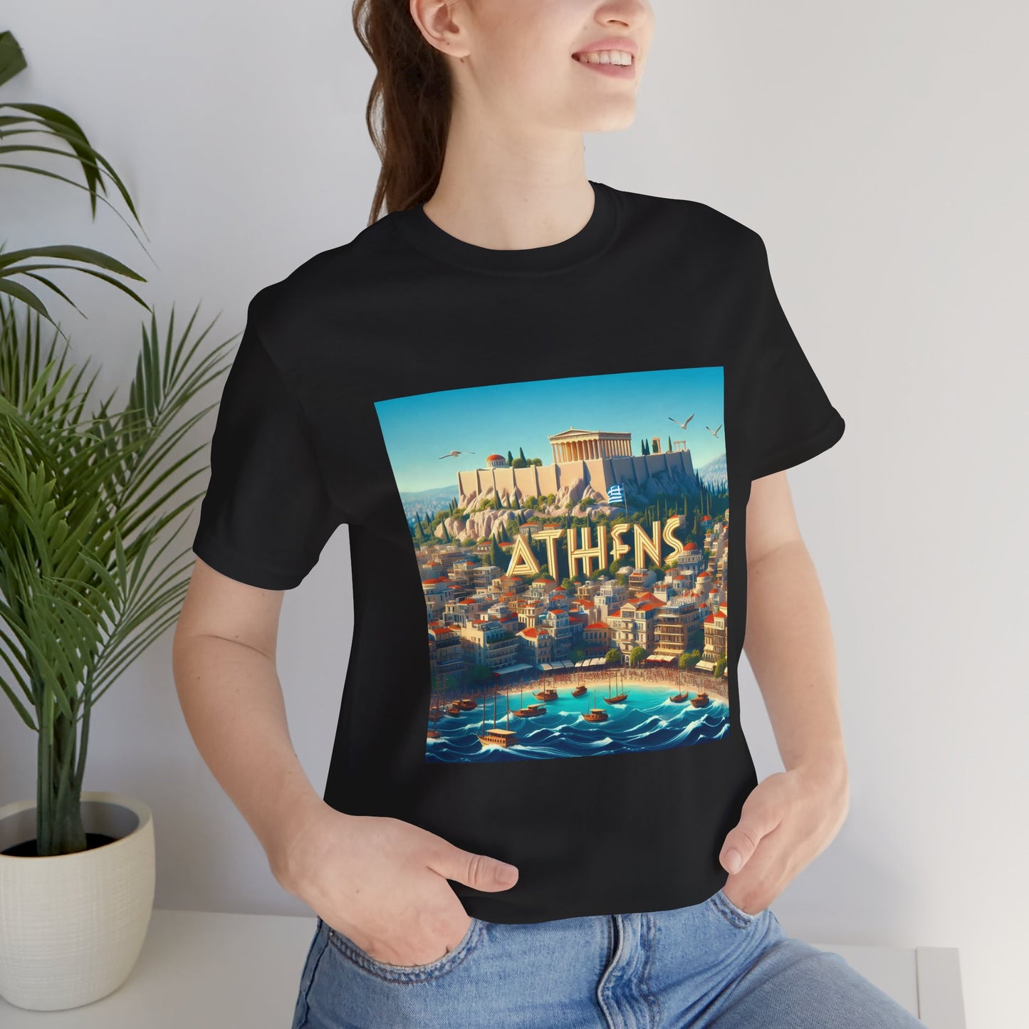 Athens Disney Pixar Style Jersey Short Sleeve Tee