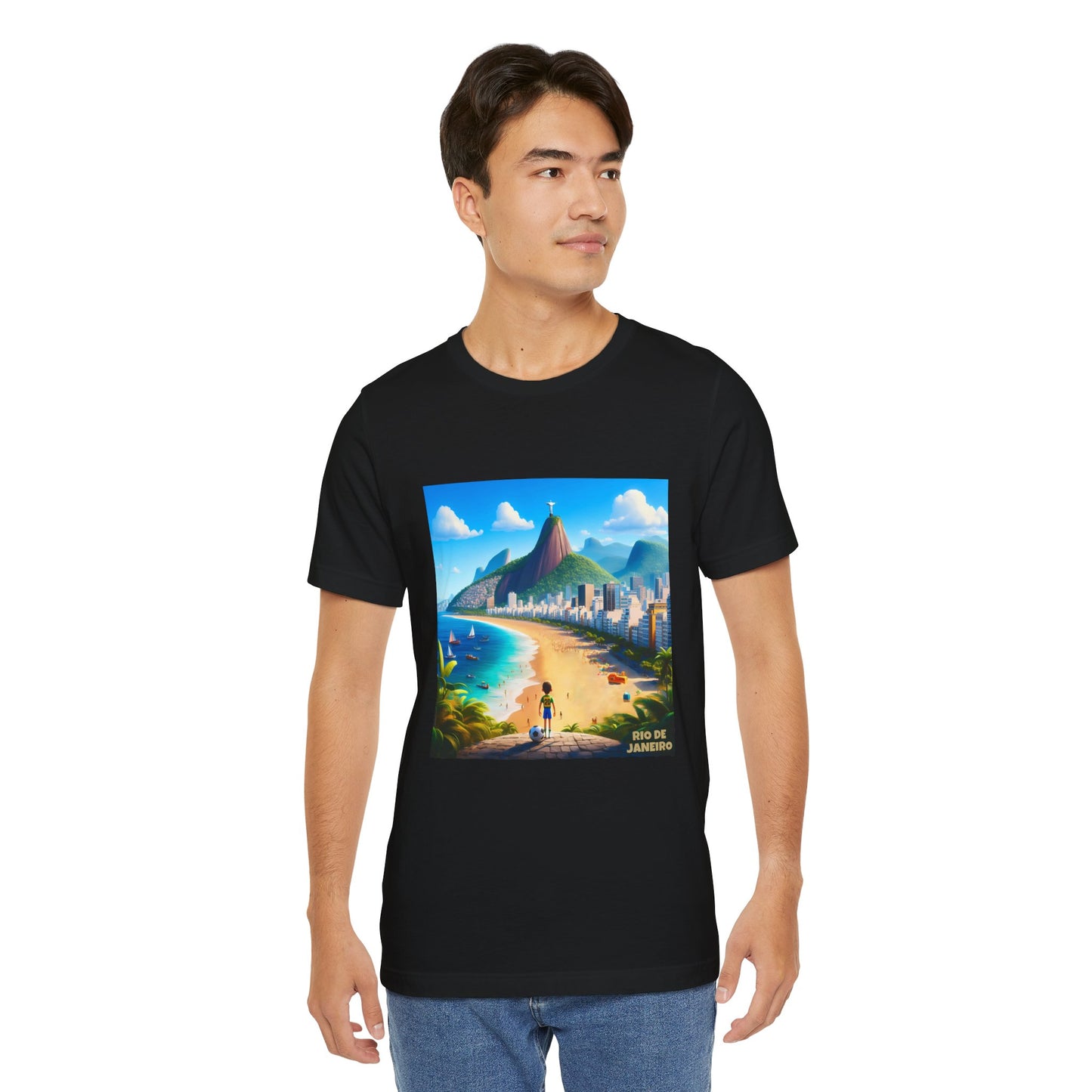 Rio De Janeiro Disney Pixar Style Jersey Short Sleeve Tee