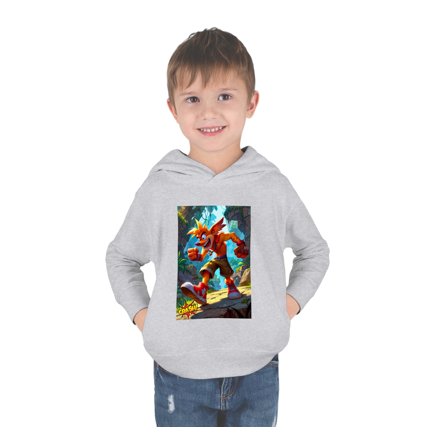 Crash Toddler Pullover Fleece Hoodie