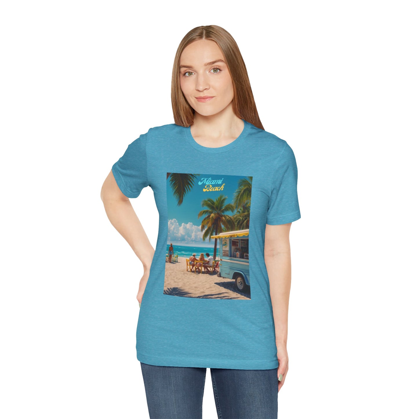 Miami Beach Retrosense Jersey Short Sleeve Tee