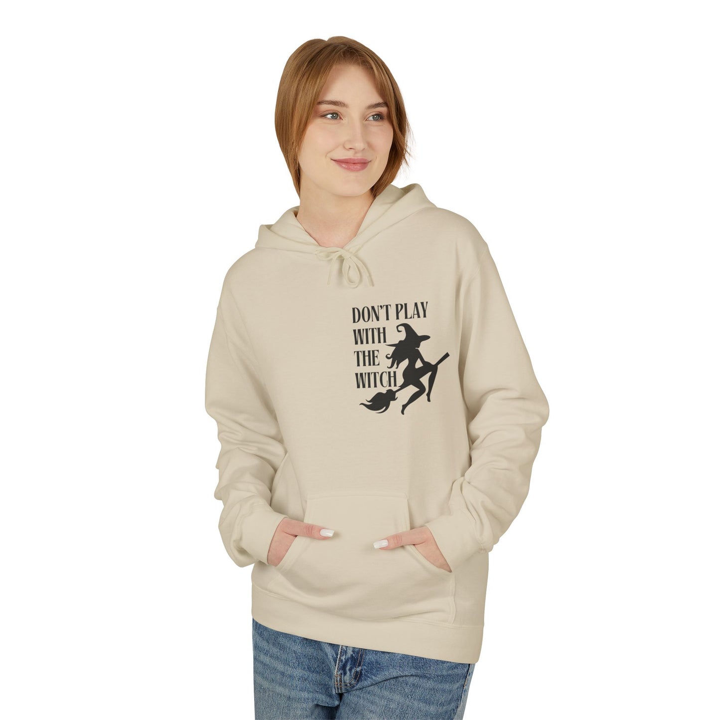 Don't Play With The Witch Midweight Softstyle Fleece Hoodie