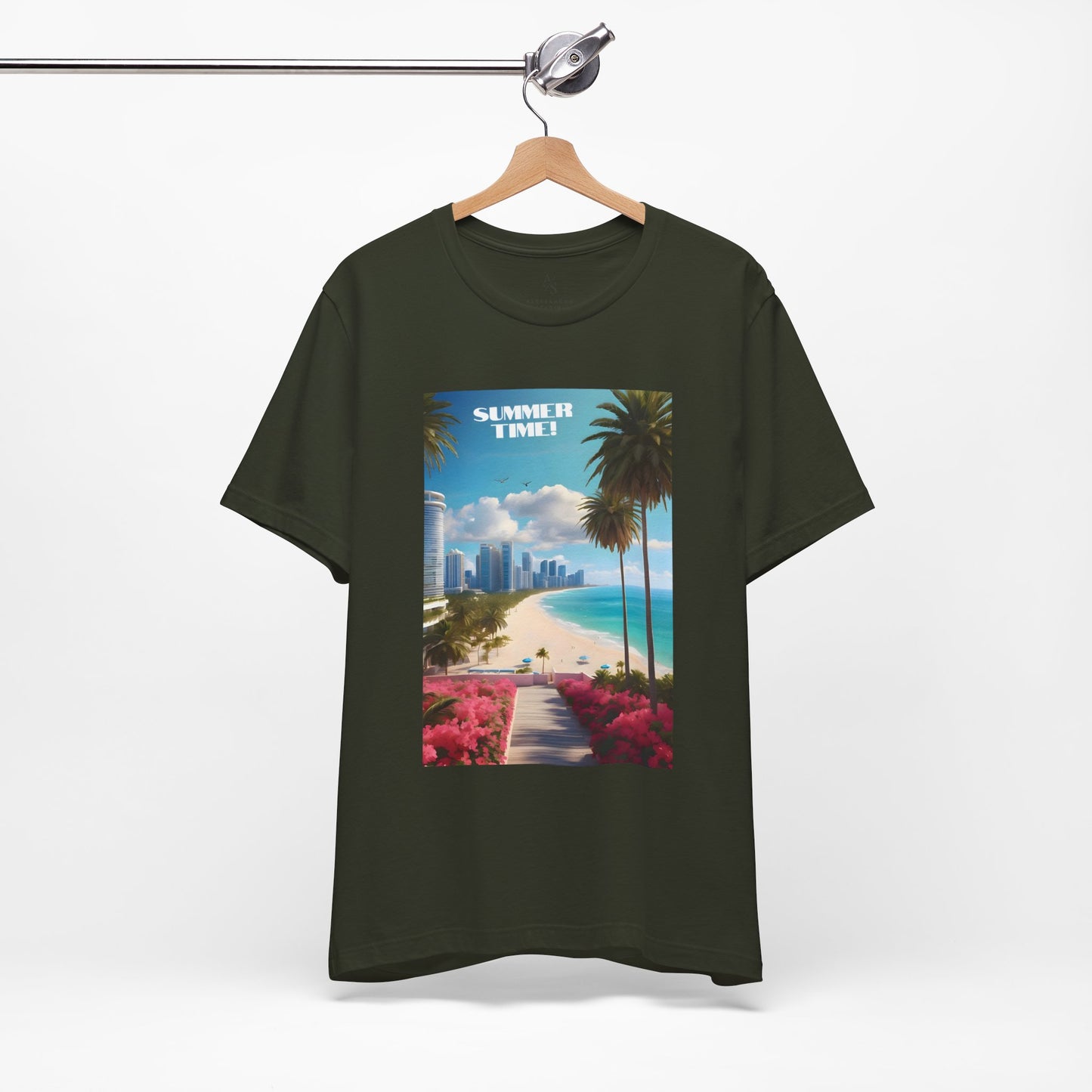 Summer Time Jersey Short Sleeve Tee