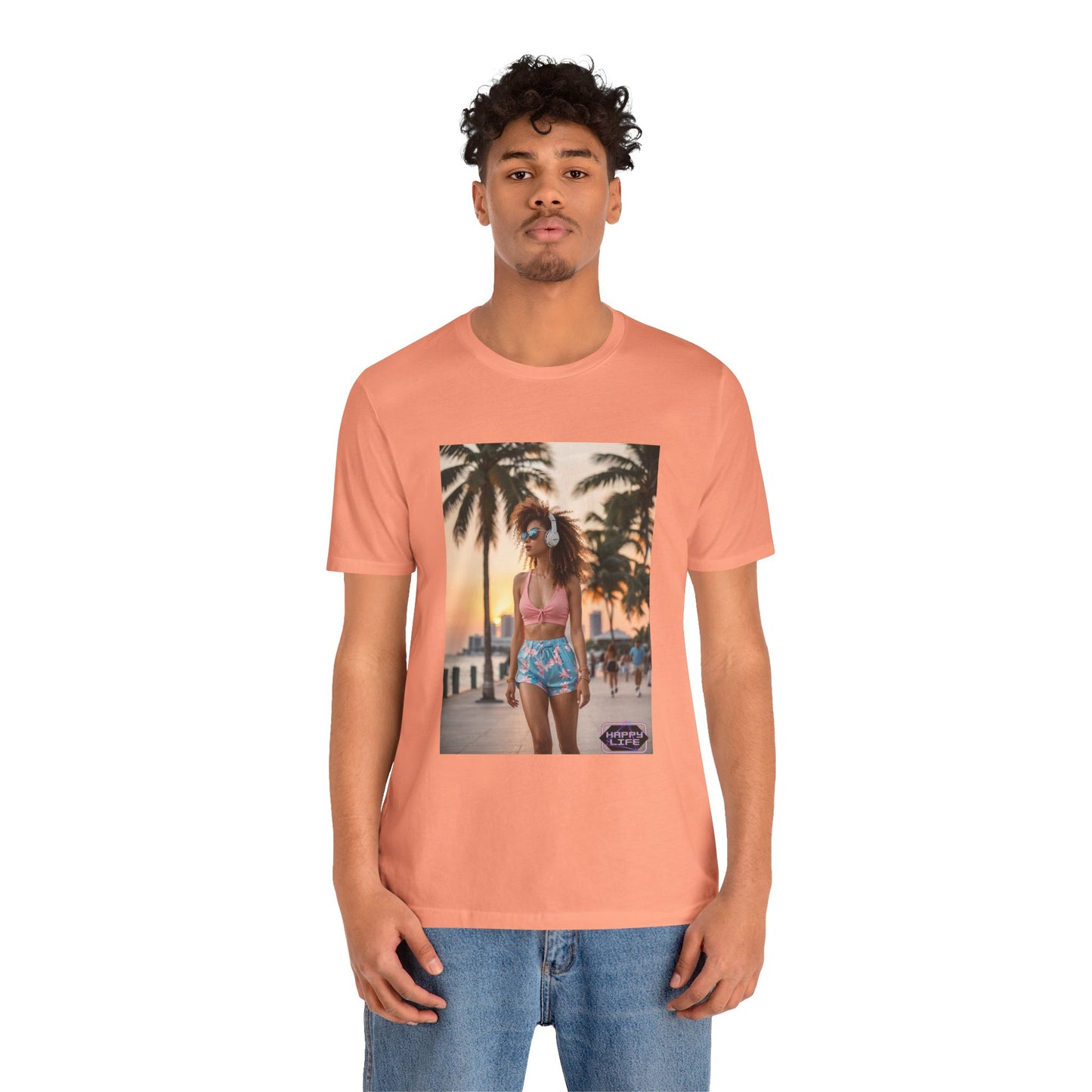 Chill Sunset Vibes Jersey Short Sleeve Tee