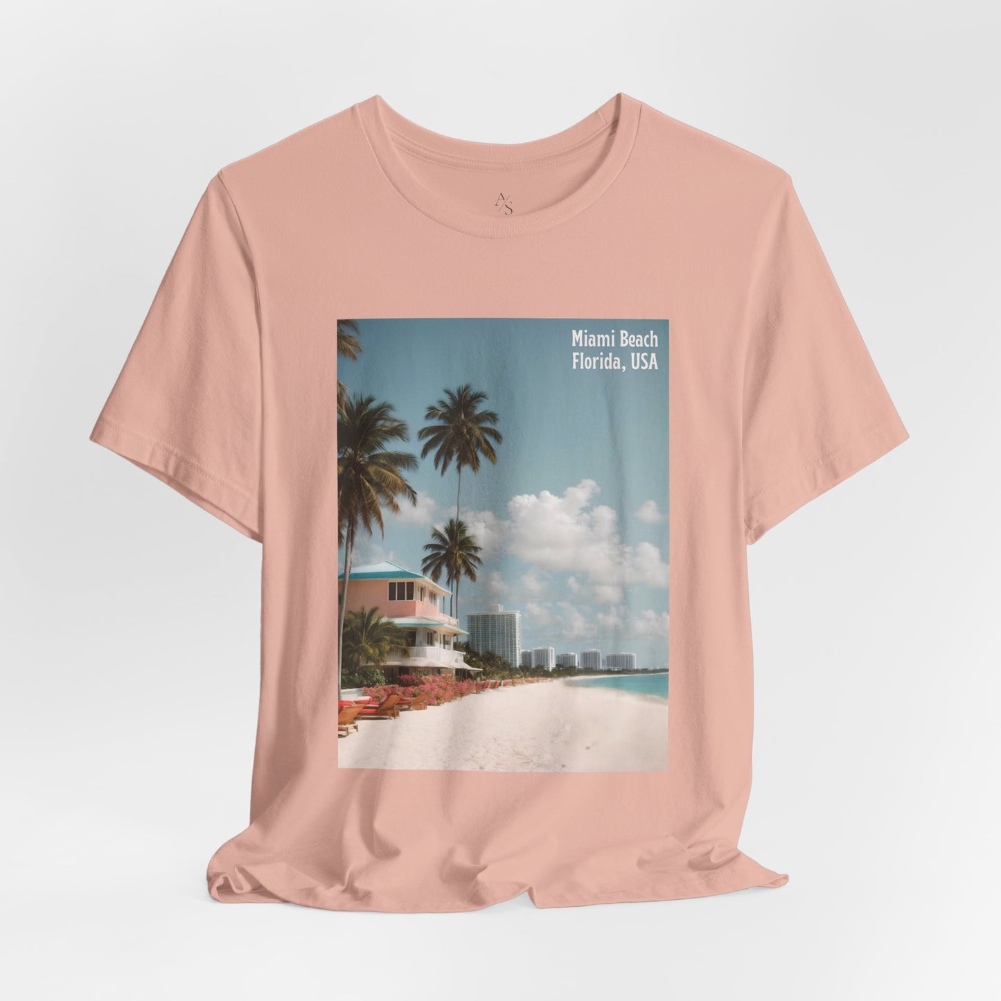 Miami Beach Jersey Short Sleeve Tee