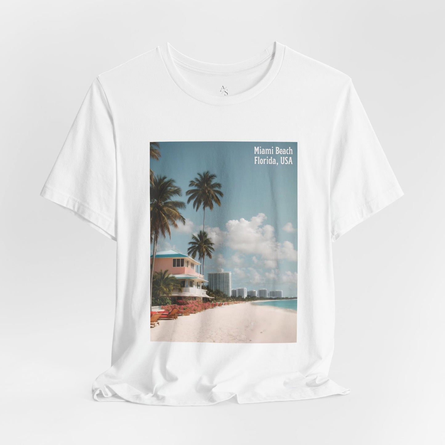 Miami Beach Jersey Short Sleeve Tee