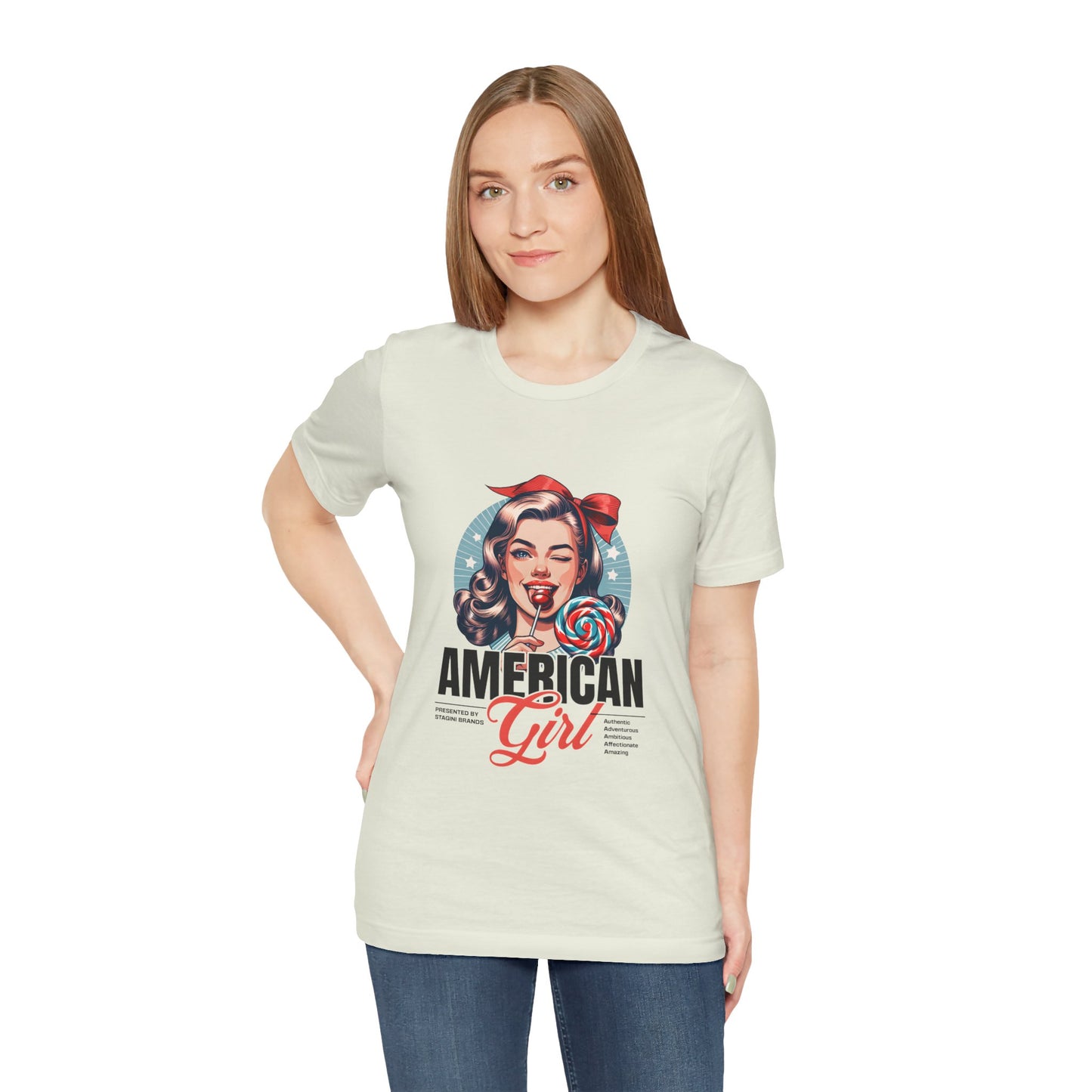 American Girl Jersey Short Sleeve Tee