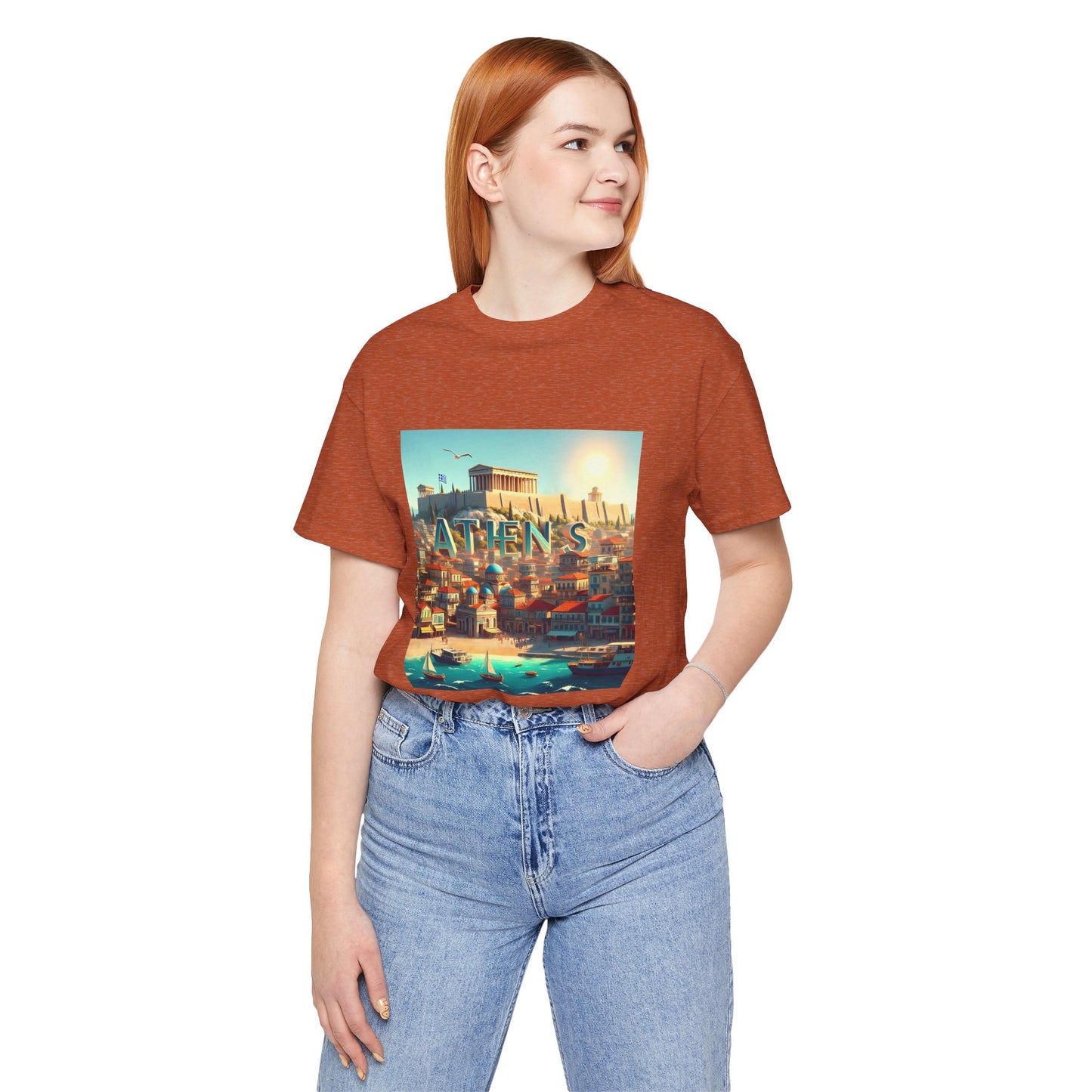 Athens Disney Pixar Style Jersey Short Sleeve Tee