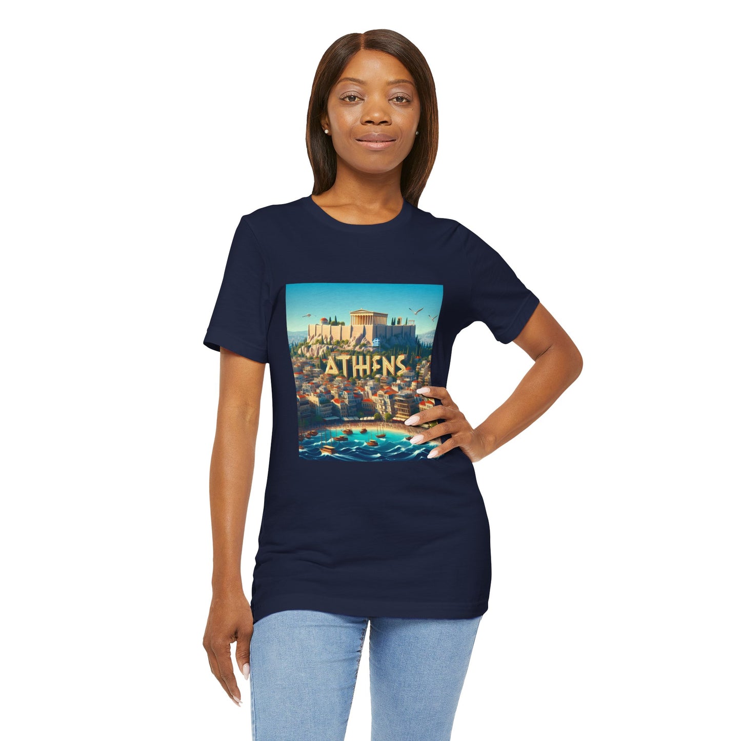 Athens Disney Pixar Style Jersey Short Sleeve Tee