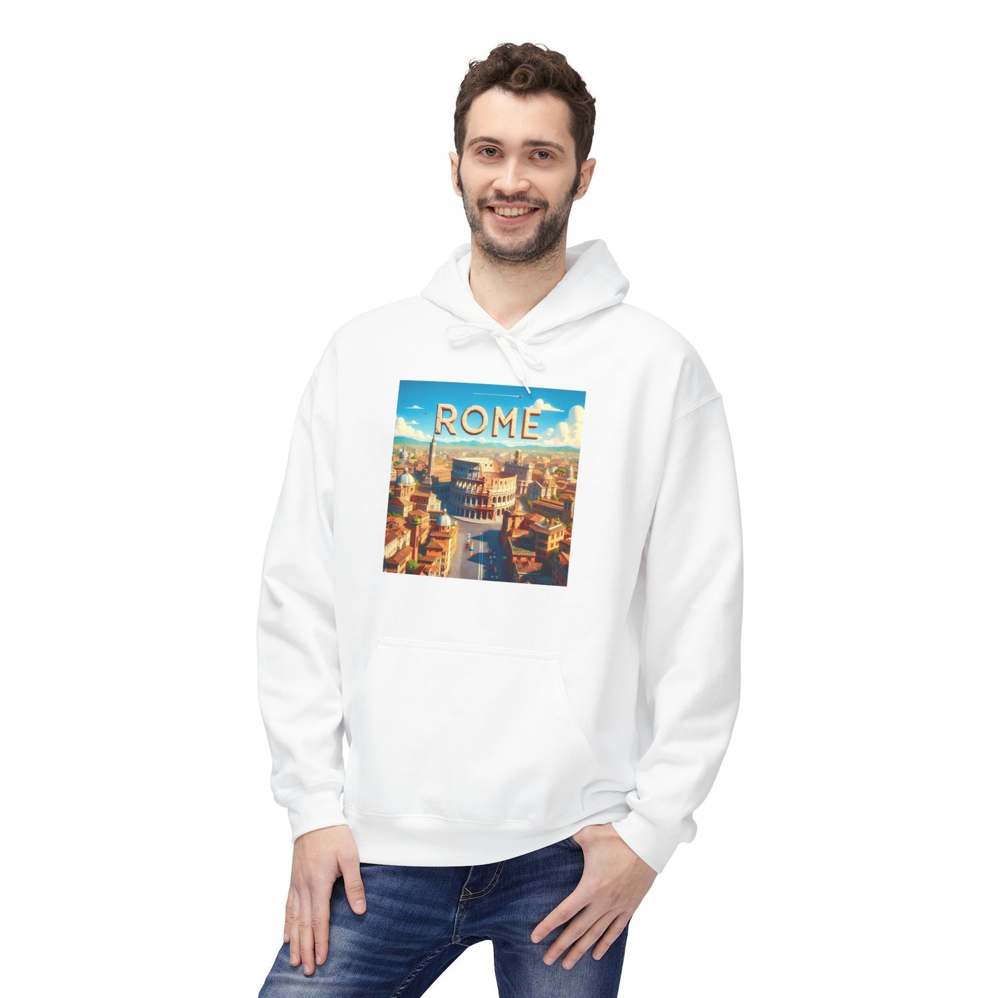 Rome Disney Pixar Style Midweight Softstyle Fleece Hoodie