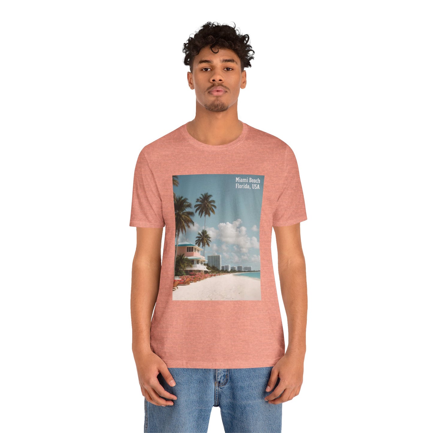 Miami Beach Jersey Short Sleeve Tee