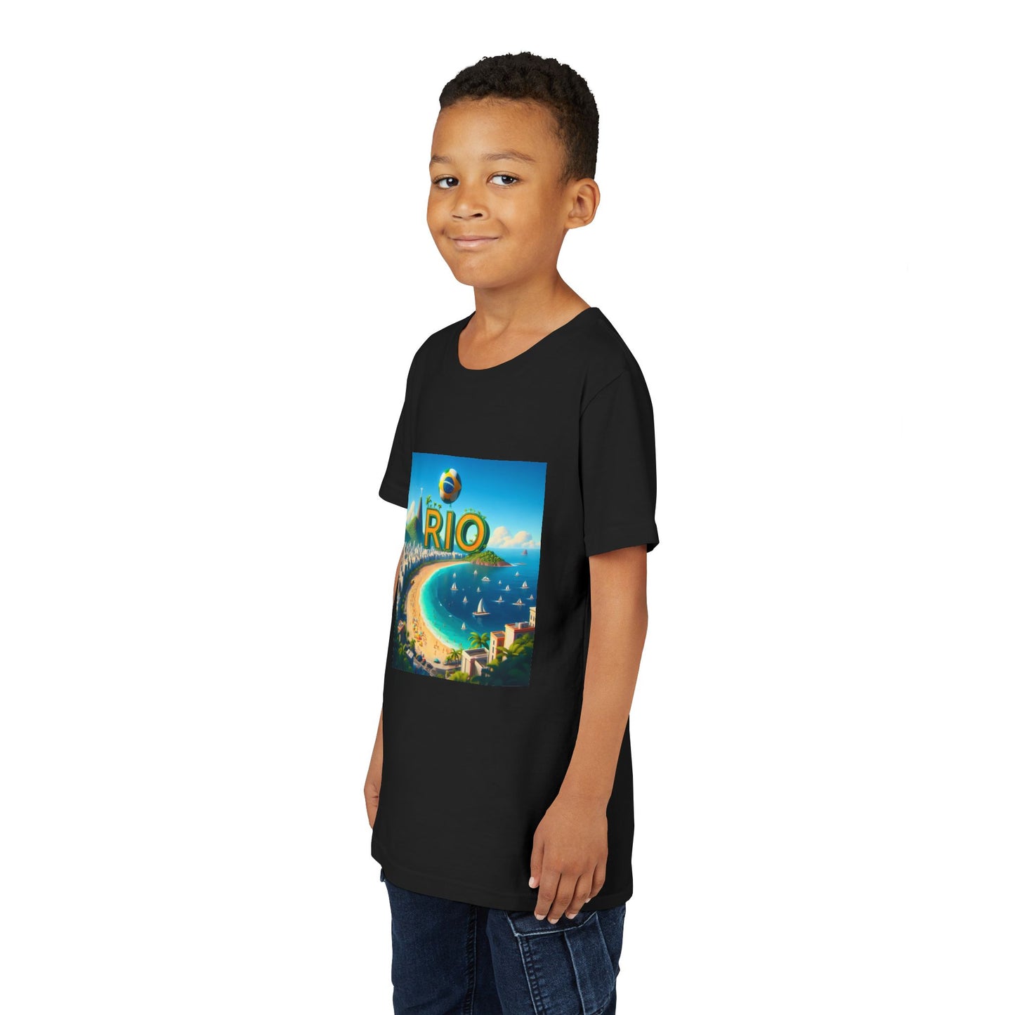 Rio Copacabana Disney Pixar Style Youth T-shirt