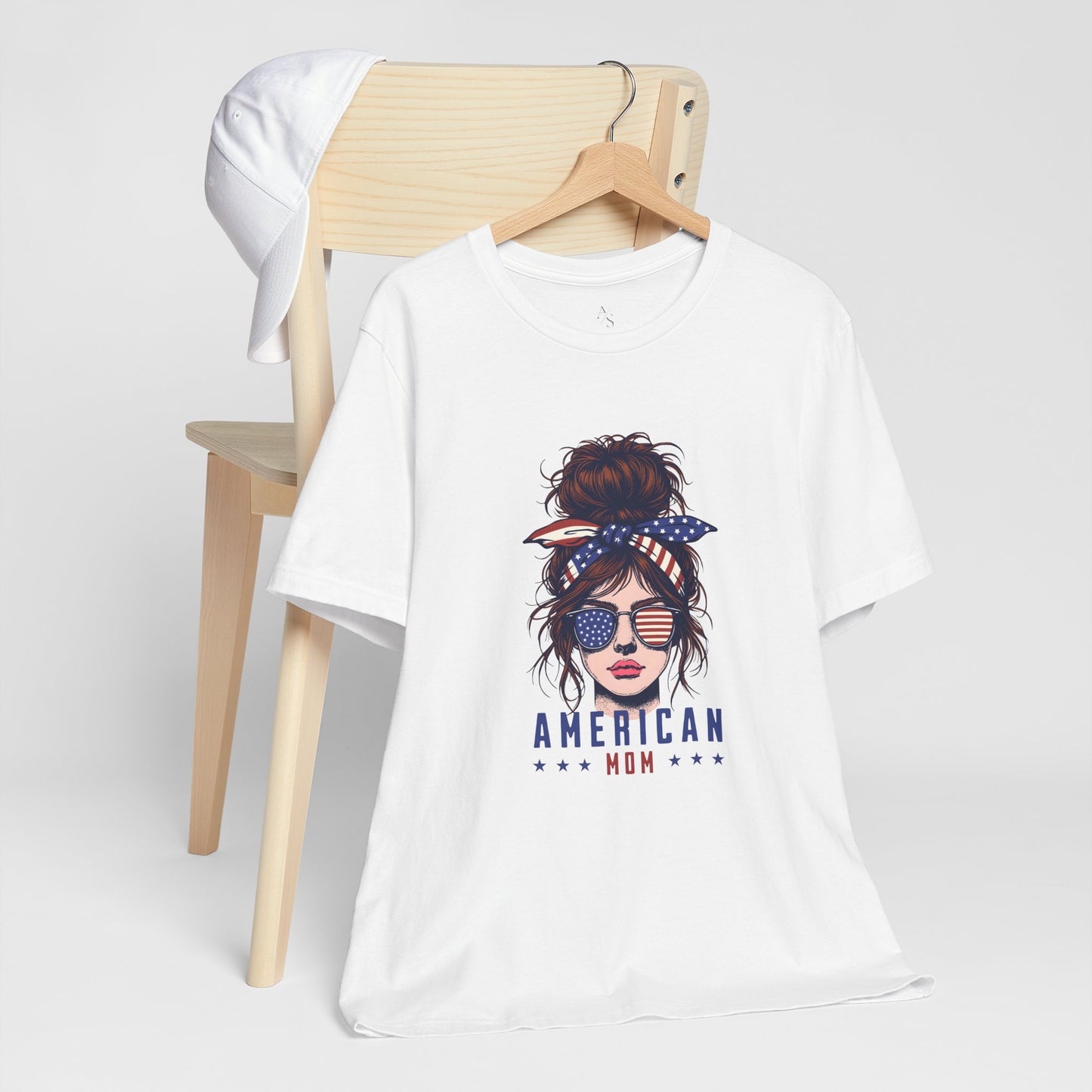 American Mom Jersey Short Sleeve Tee