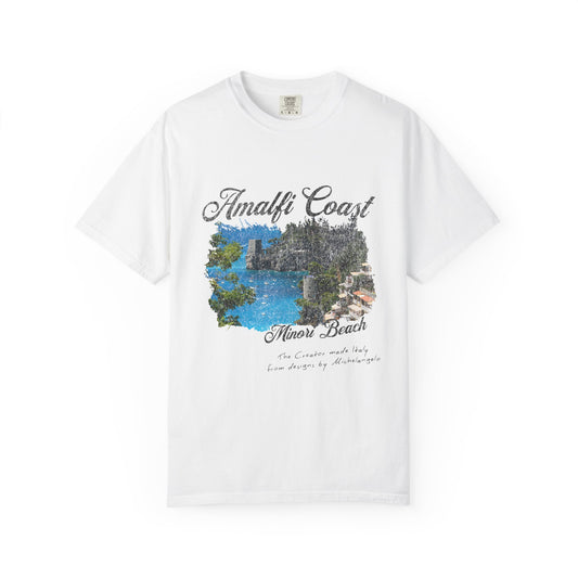 Minori Beach Amalfi Coast Graphic T-Shirt