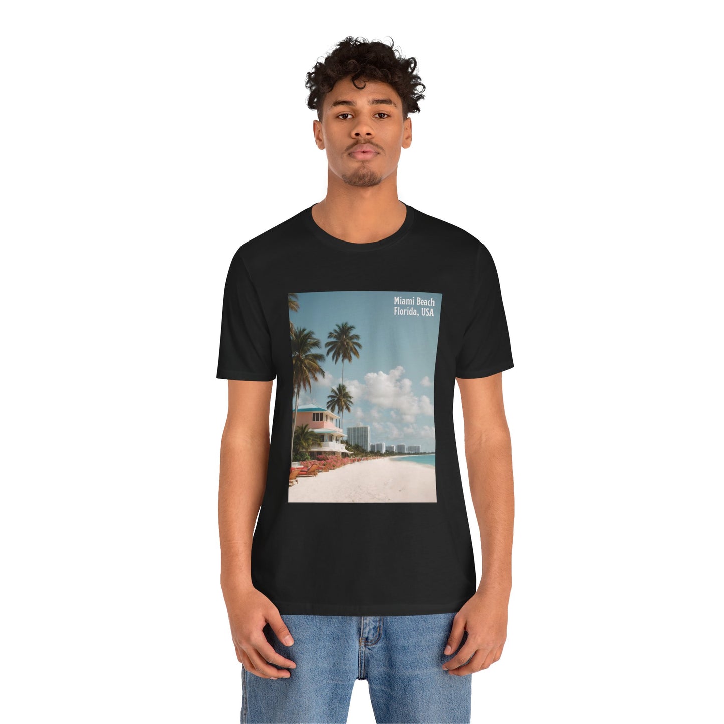 Miami Beach Jersey Short Sleeve Tee