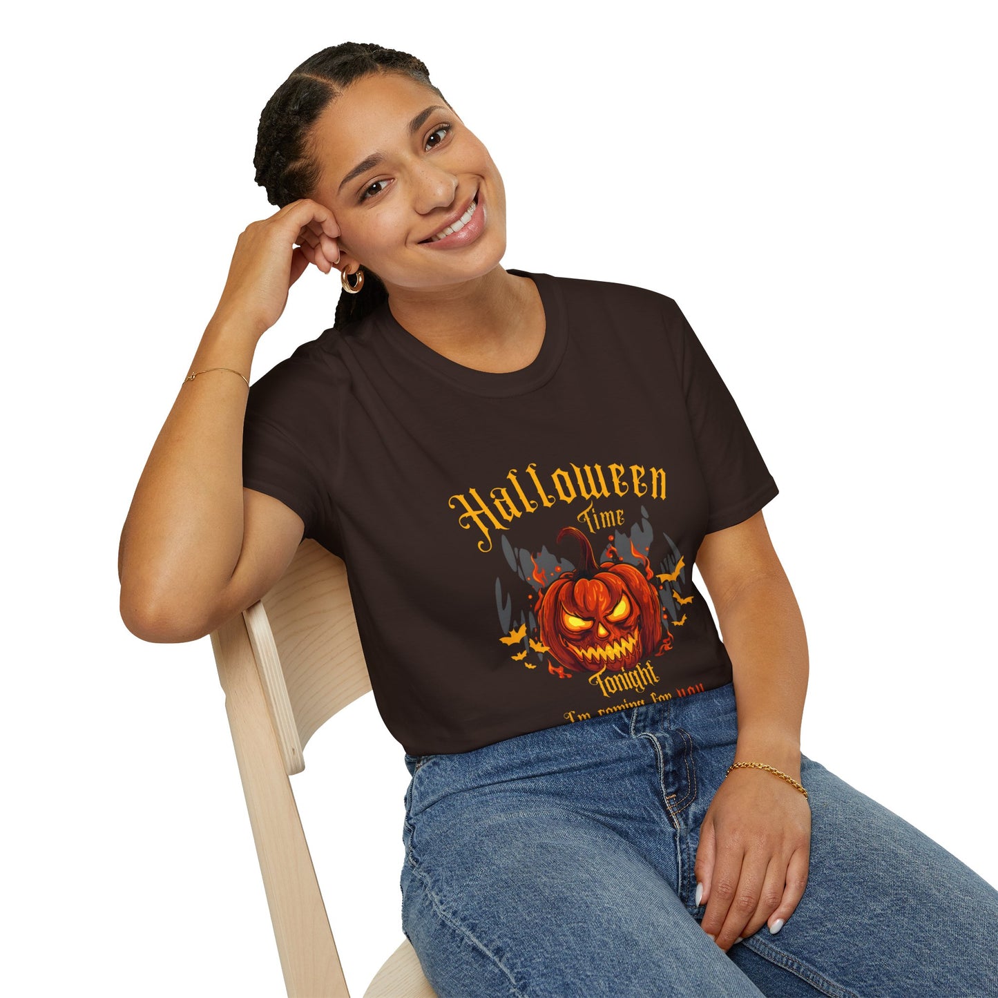 Scary Pumpkin Softstyle T-Shirt