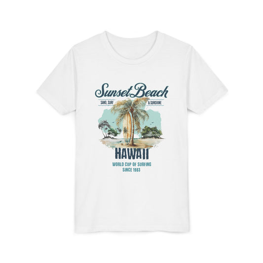 Hawaii Sunset Beach Youth T-shirt