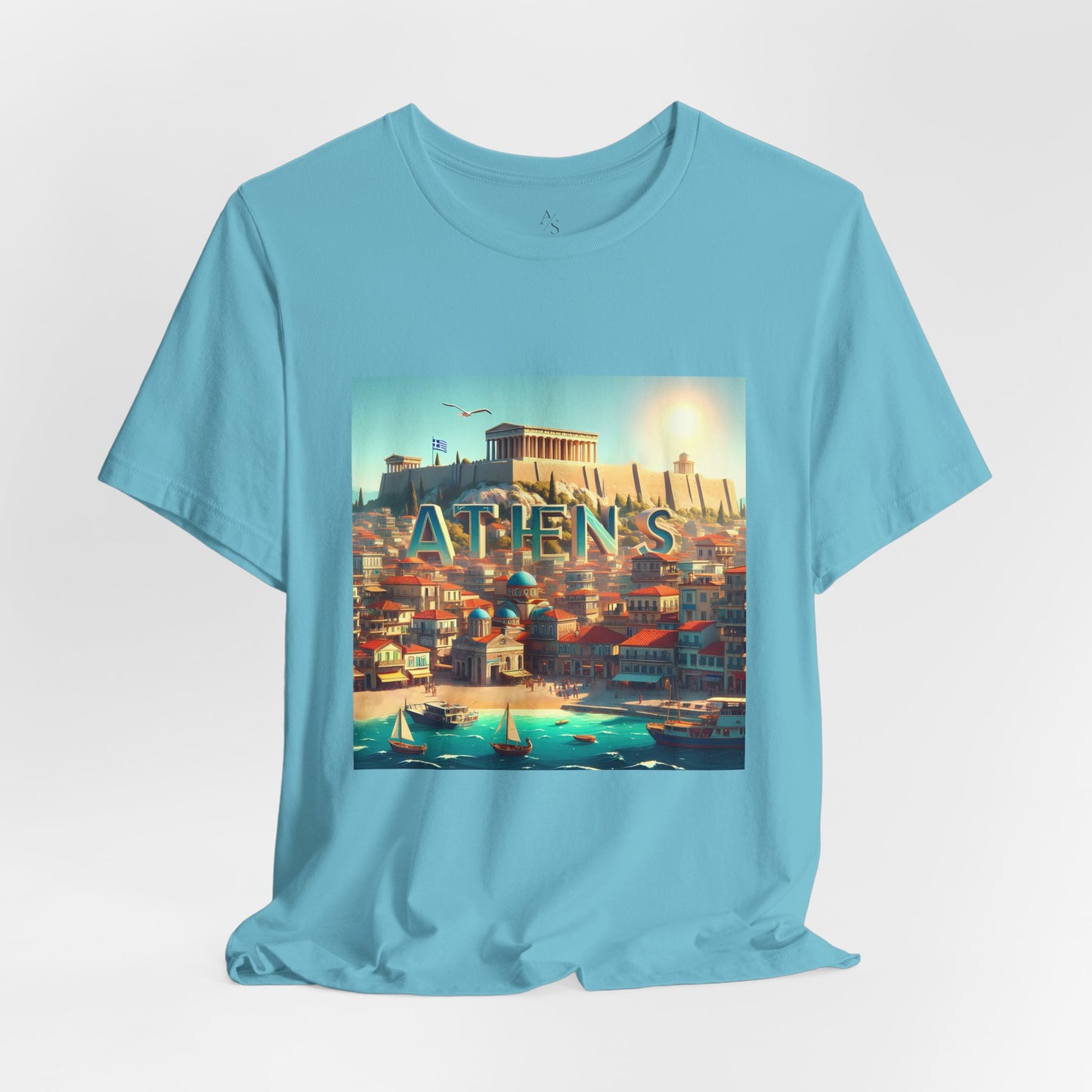 Athens Disney Pixar Style Jersey Short Sleeve Tee