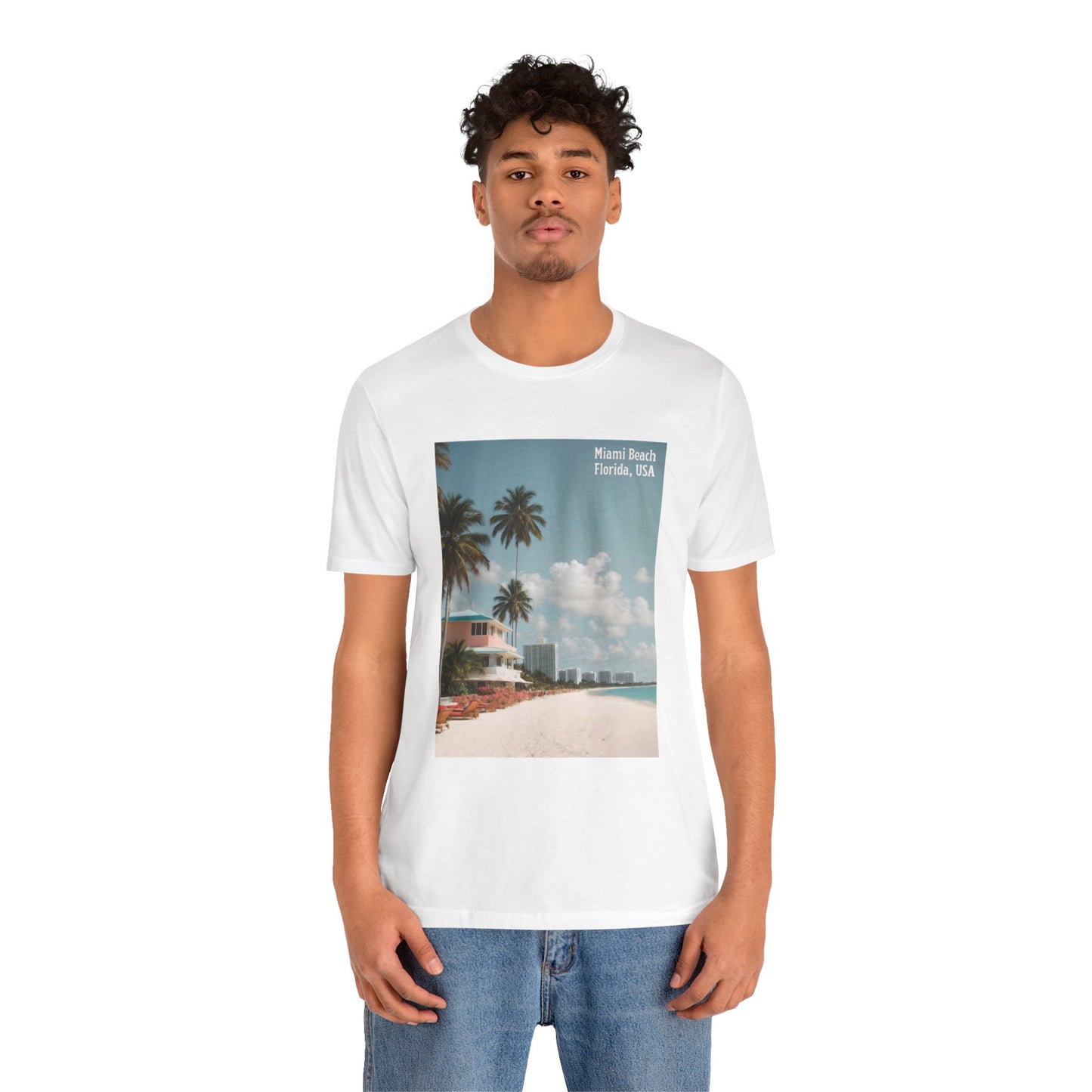 Miami Beach Jersey Short Sleeve Tee