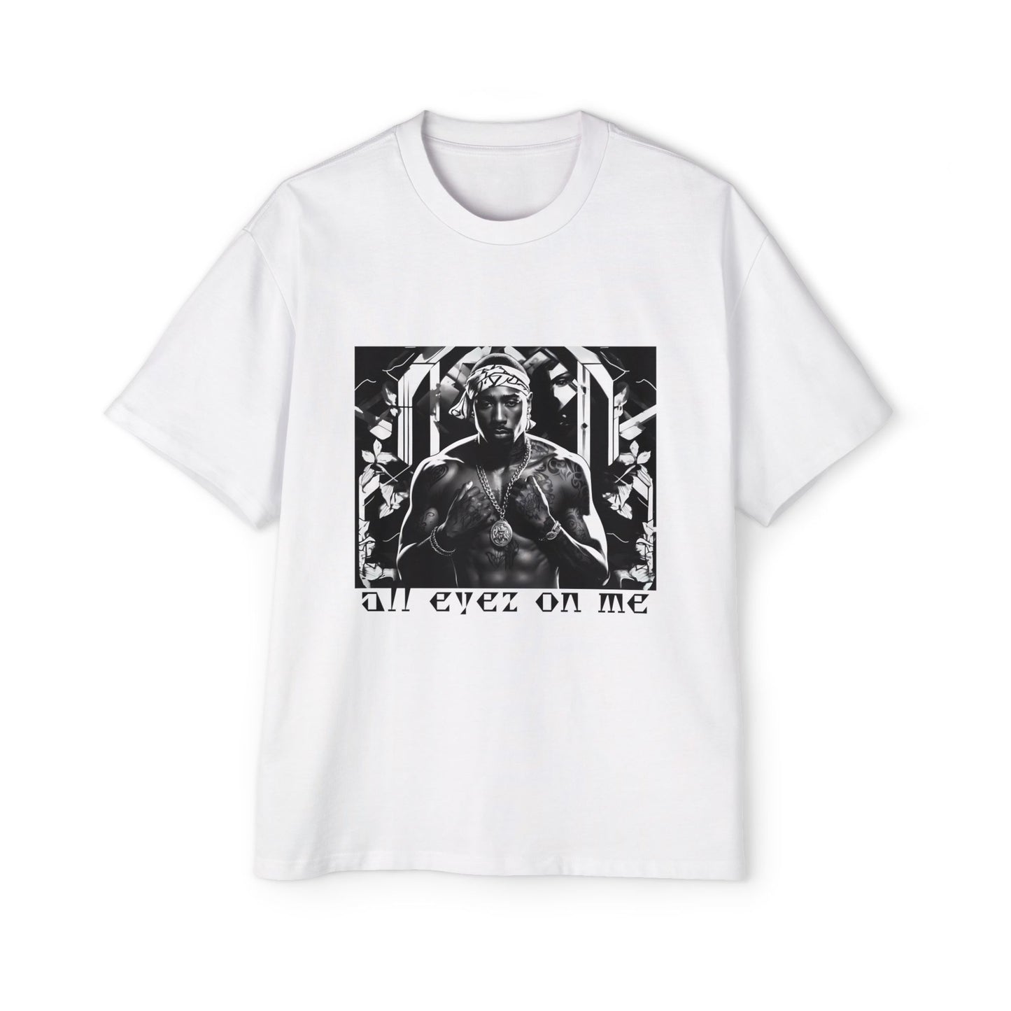 2pac Heavy Oversized Tee