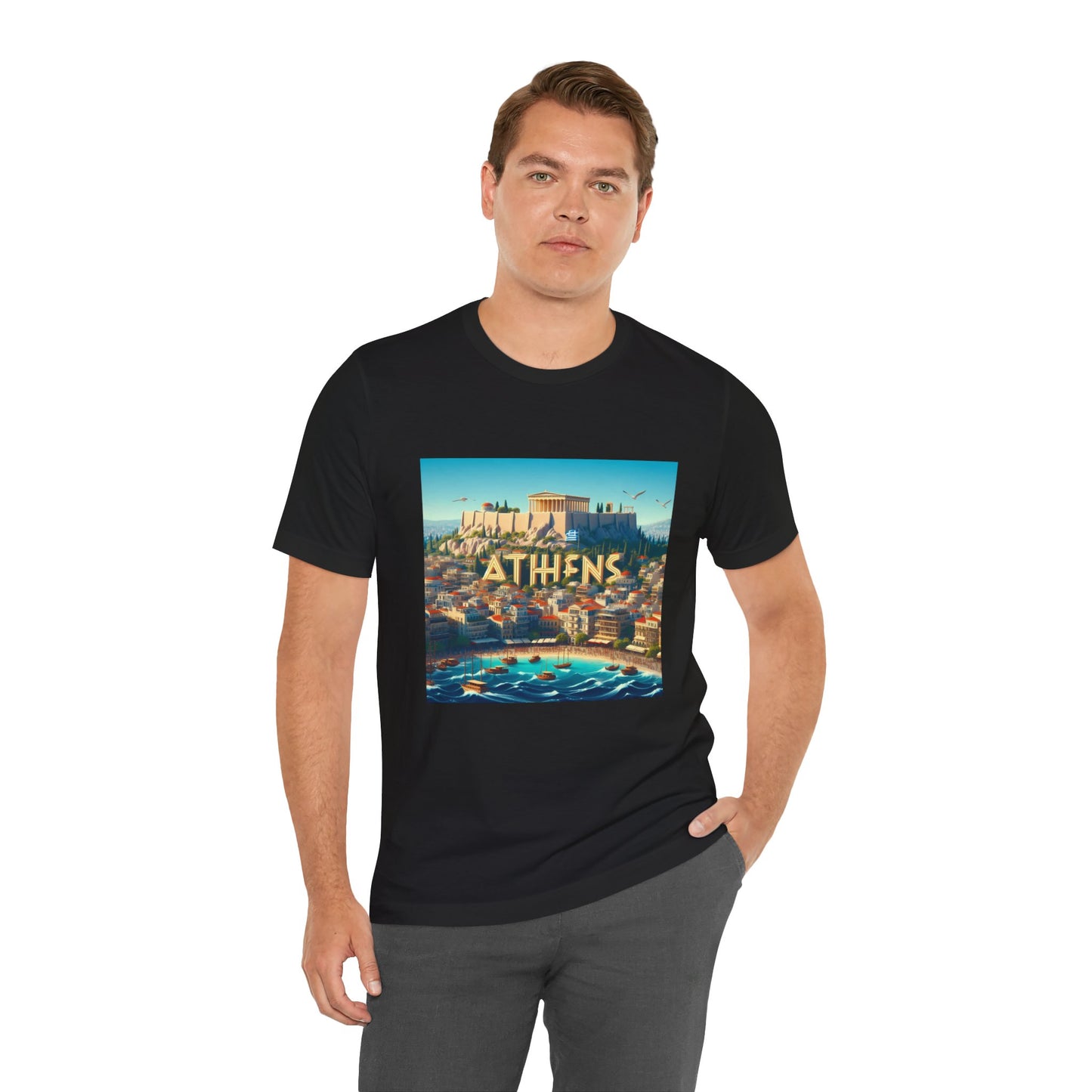 Athens Disney Pixar Style Jersey Short Sleeve Tee