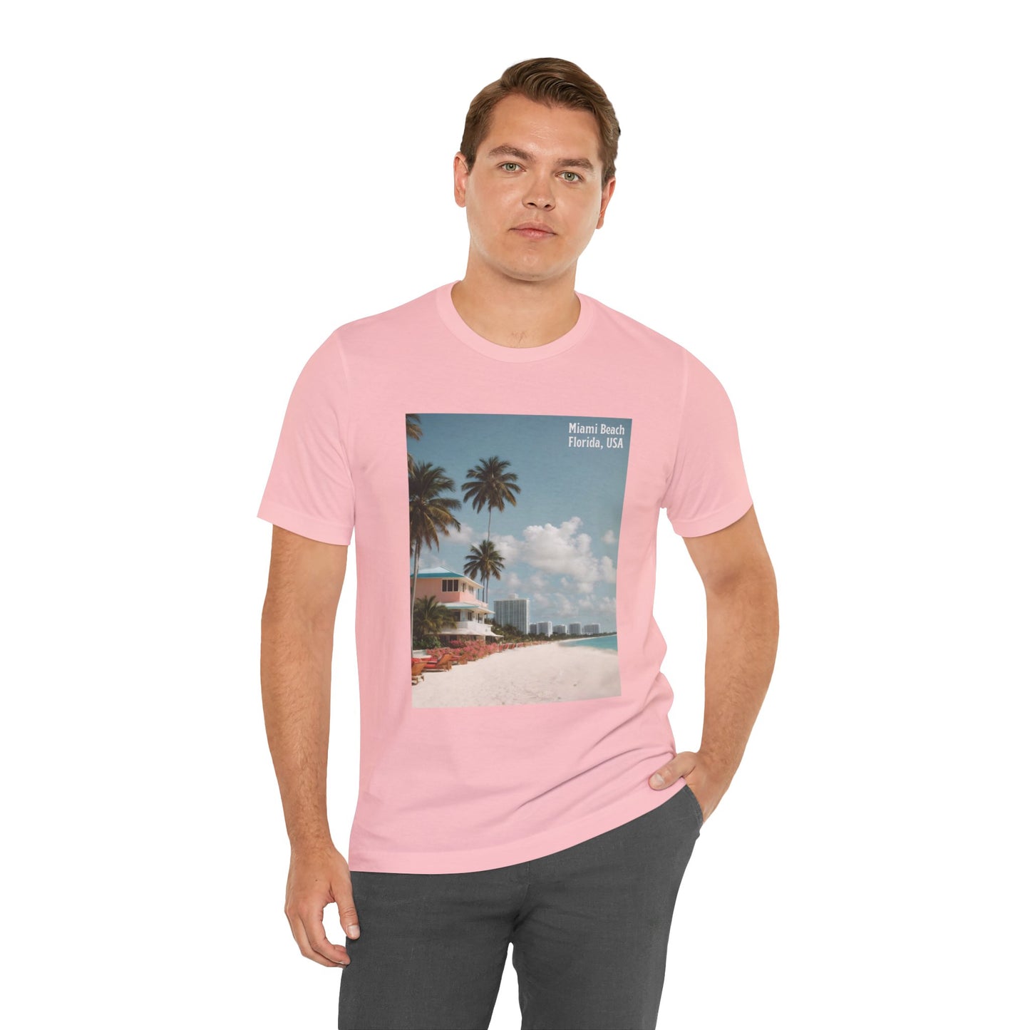 Miami Beach Jersey Short Sleeve Tee