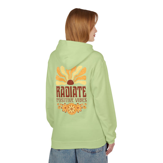 Positive Vibes Midweight Softstyle Fleece Hoodie