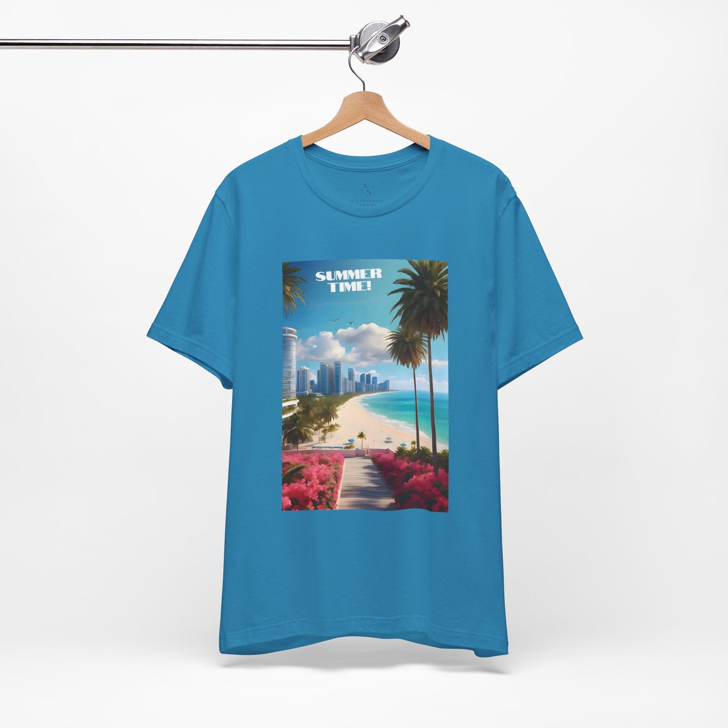 Summer Time Jersey Short Sleeve Tee