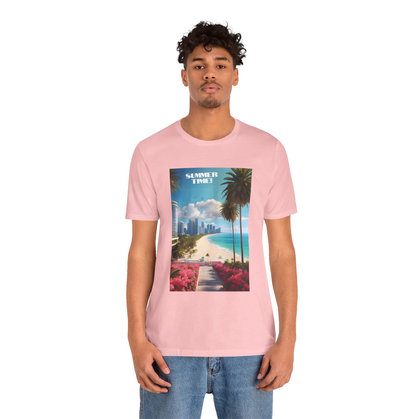 Summer Time Jersey Short Sleeve Tee