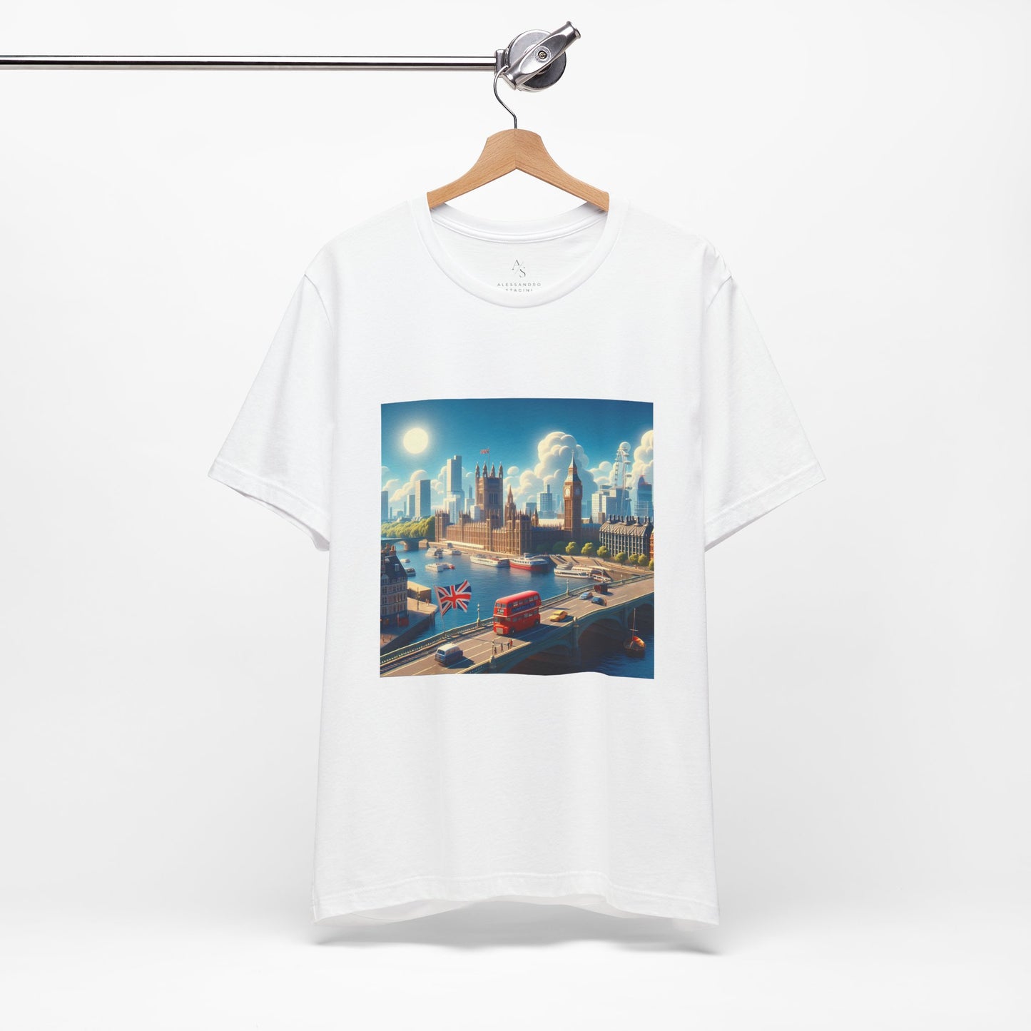 London Disney Pixar Style Jersey Short Sleeve Tee