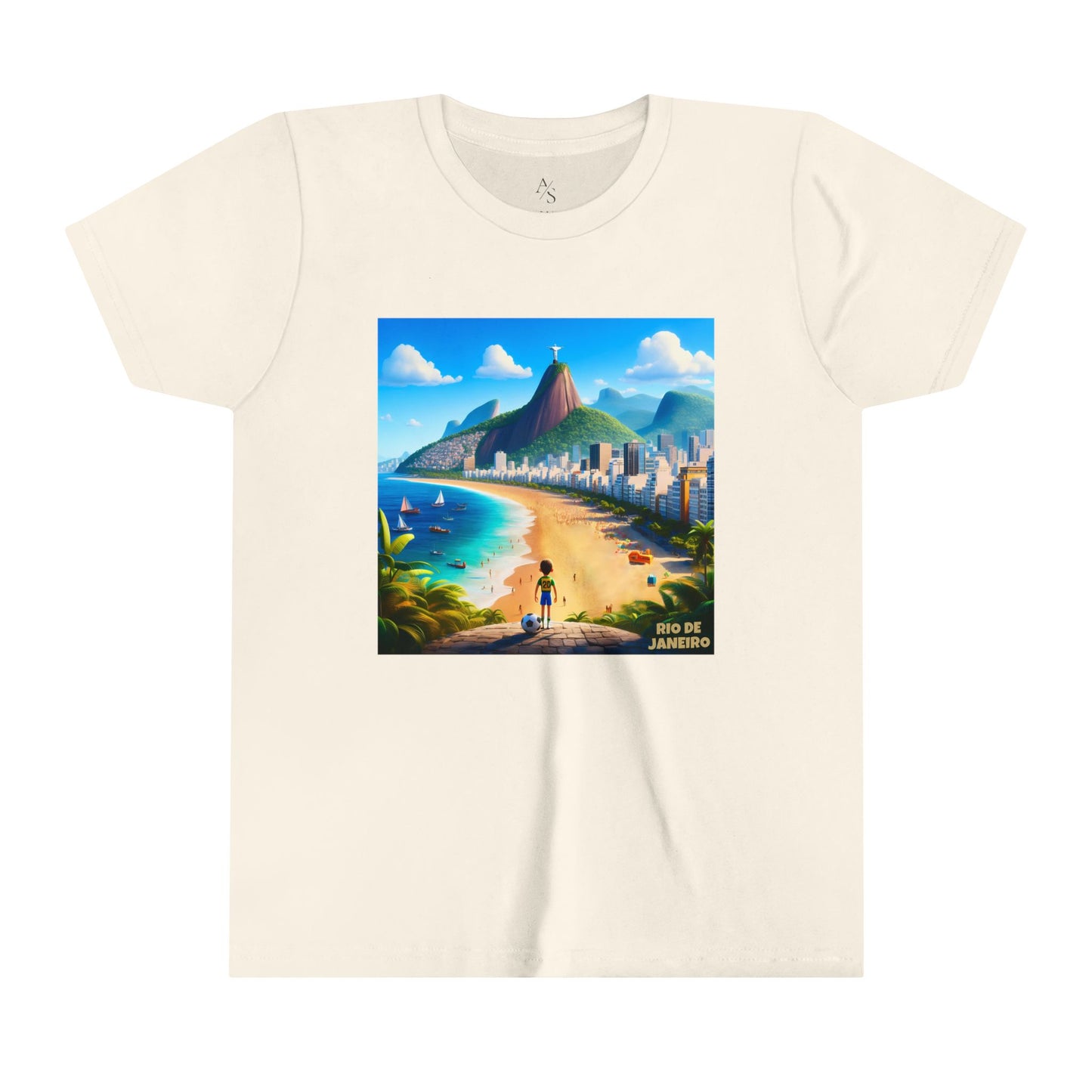 Rio De Janeiro Disney Pixar Style Youth Short Sleeve Tee