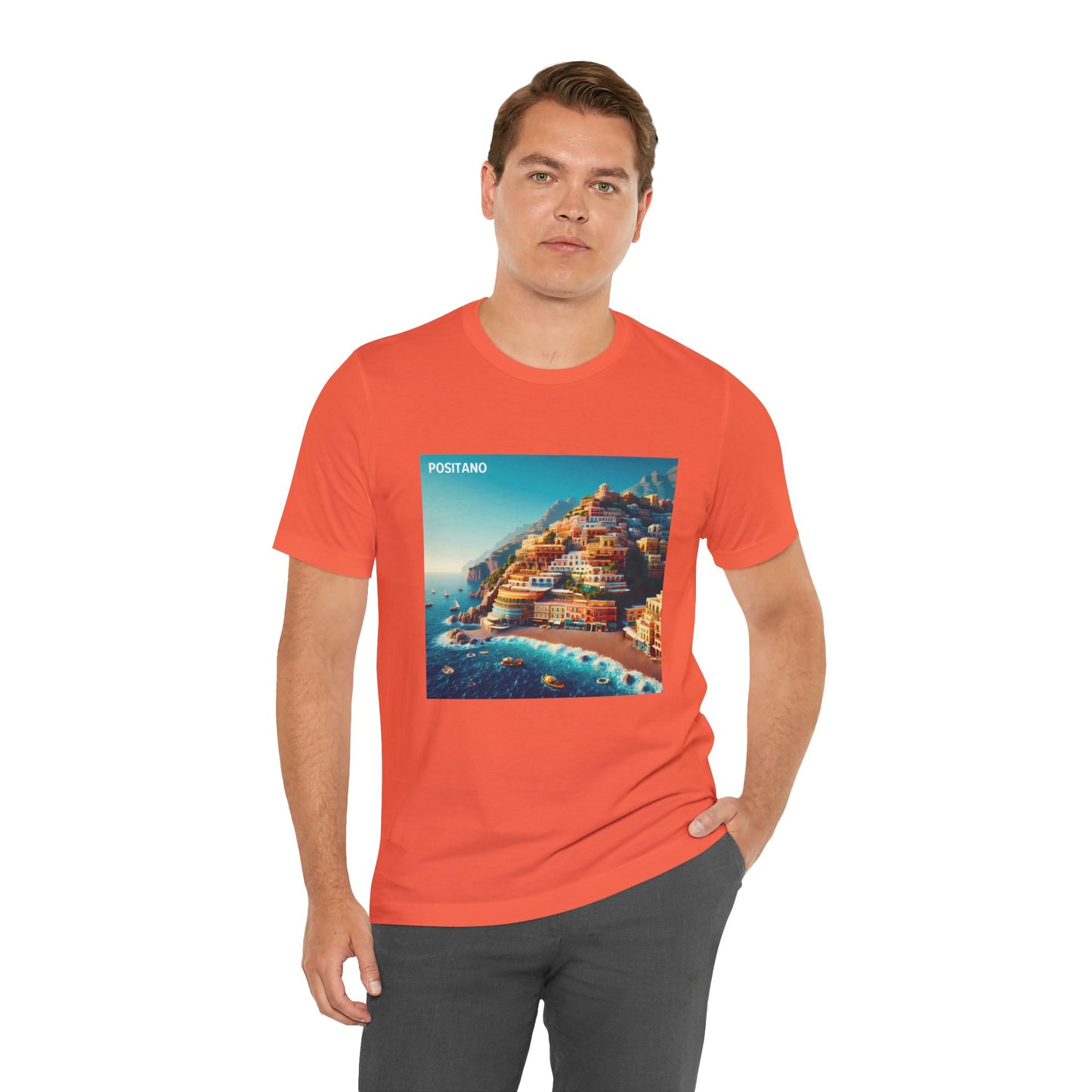 Positano Disney Pixar Style Jersey Short Sleeve Tee