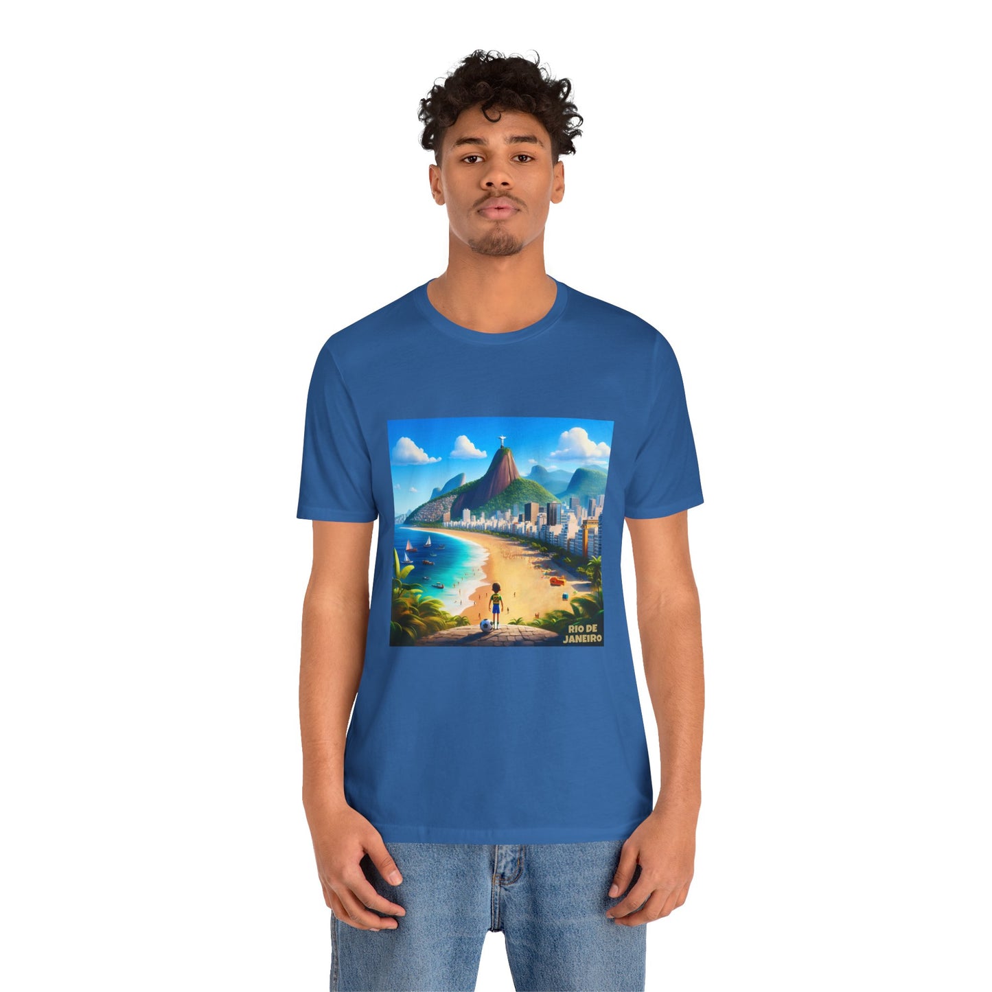 Rio De Janeiro Disney Pixar Style Jersey Short Sleeve Tee