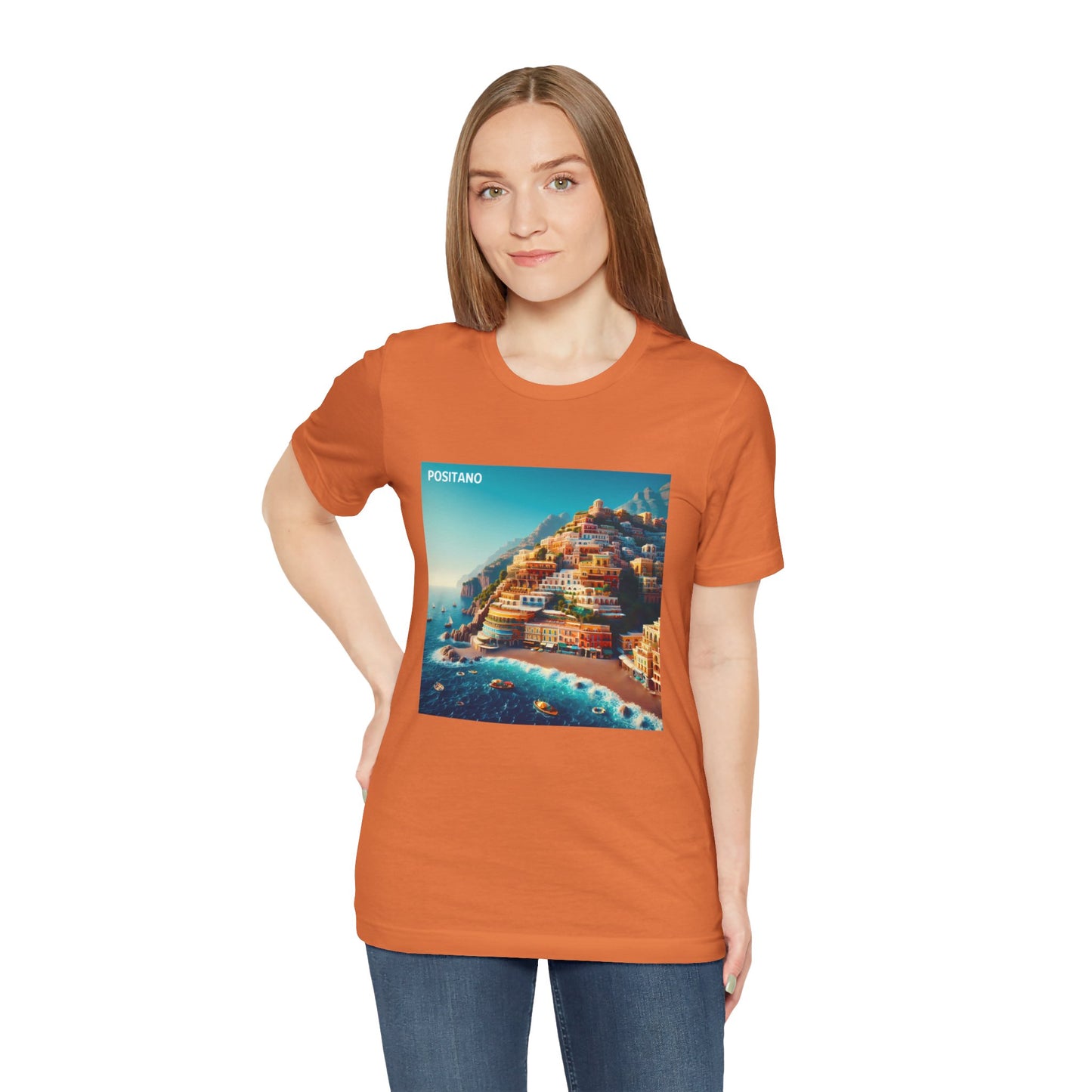 Positano Disney Pixar Style Jersey Short Sleeve Tee