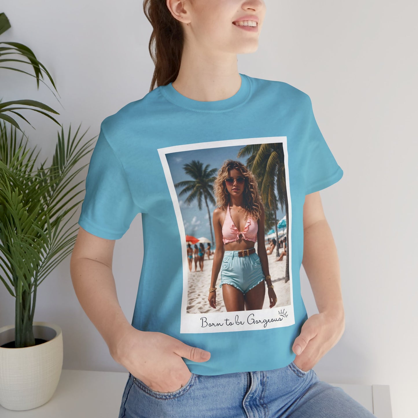 Born To Be Gorgeous Jersey Short Sleeve Tee