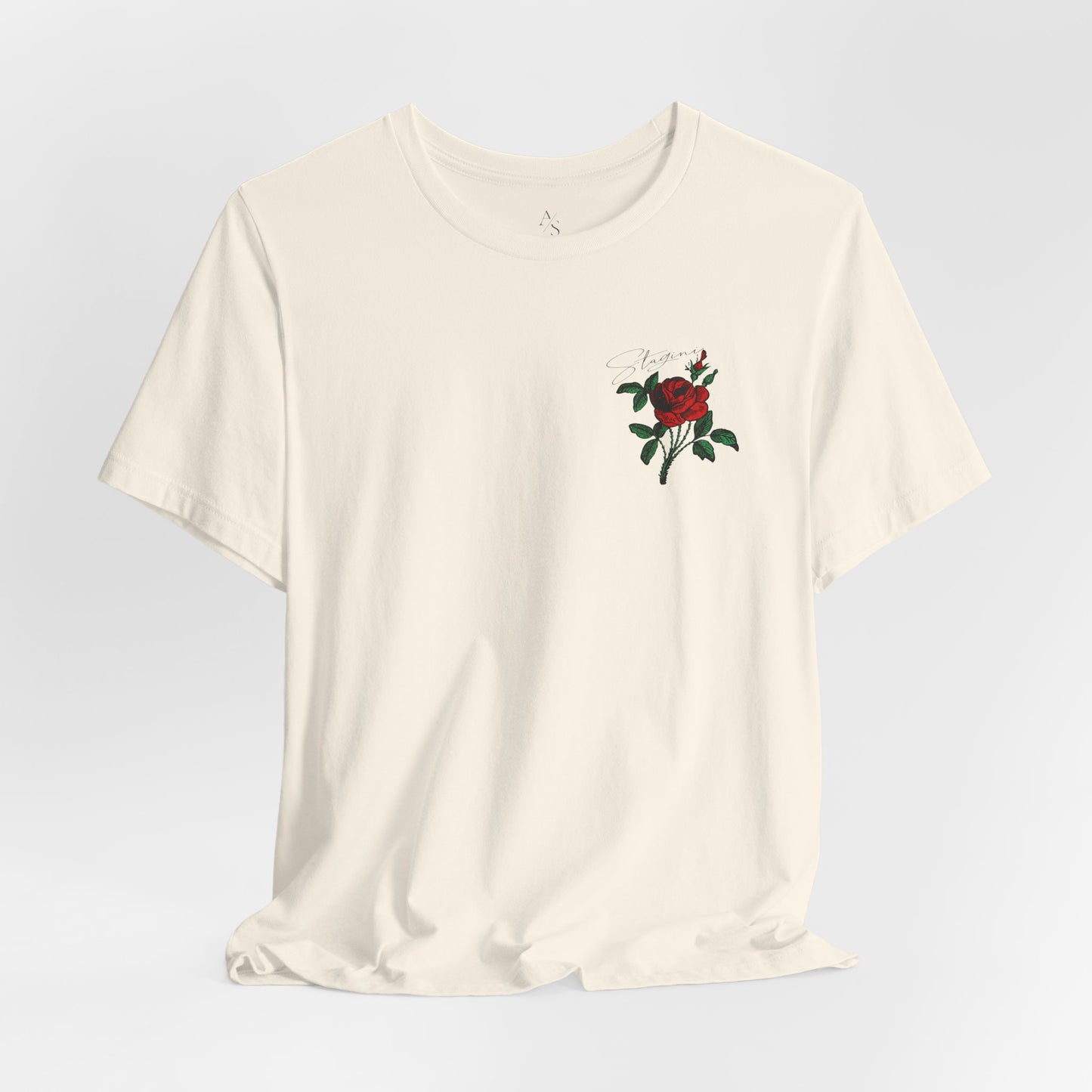 Elegant Rose Jersey Short Sleeve Tee