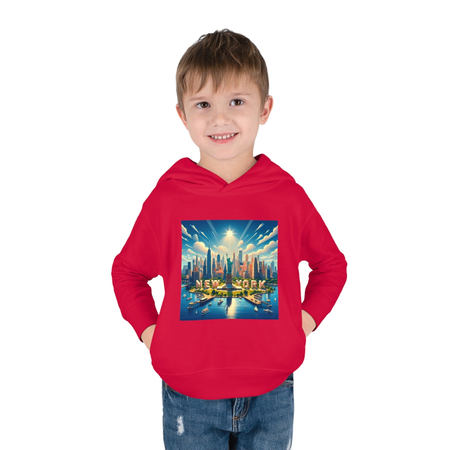 NY Disney Pixar Style Toddler Pullover Fleece Hoodie