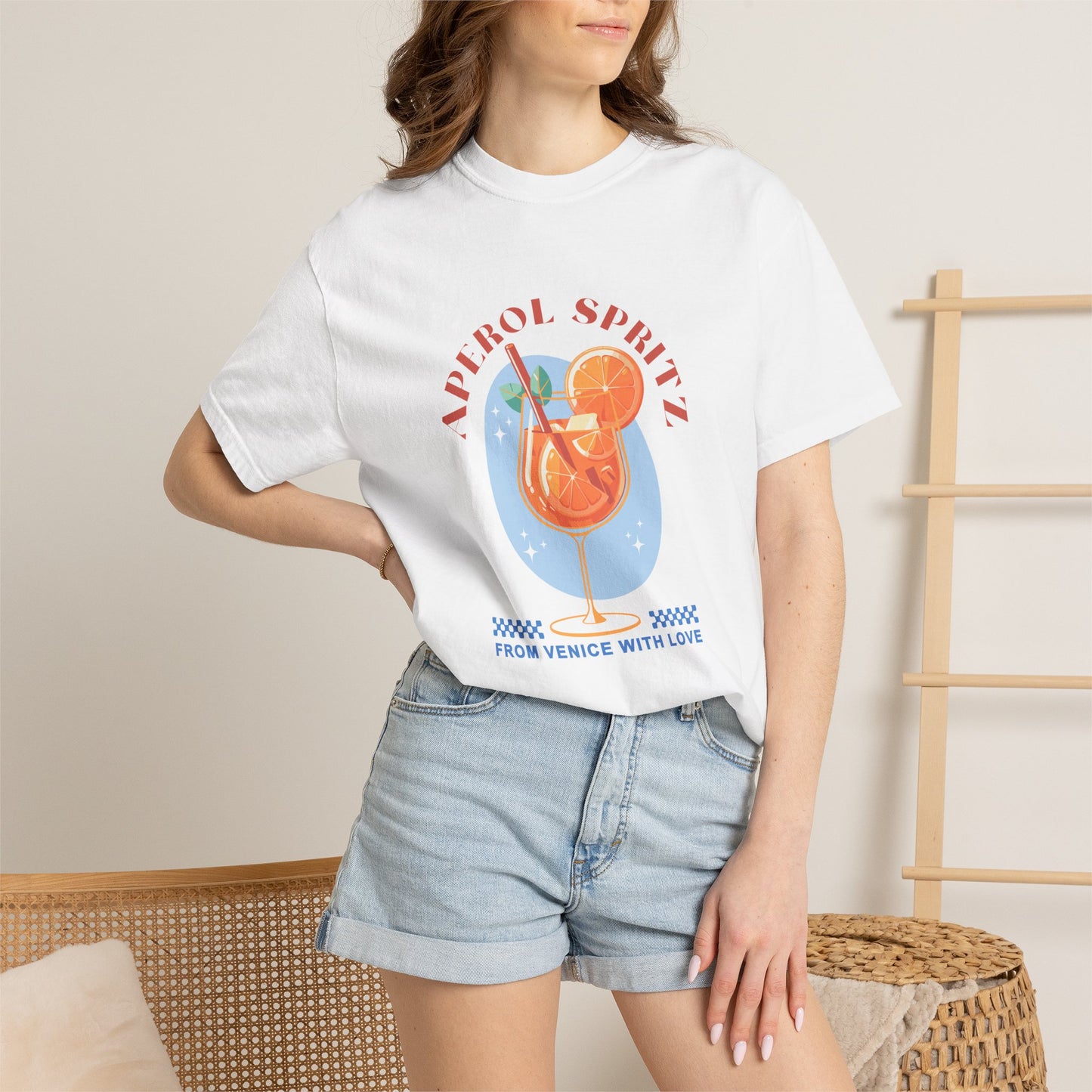 Aperol Spritz Coctail Venice Graphic T-Shirt