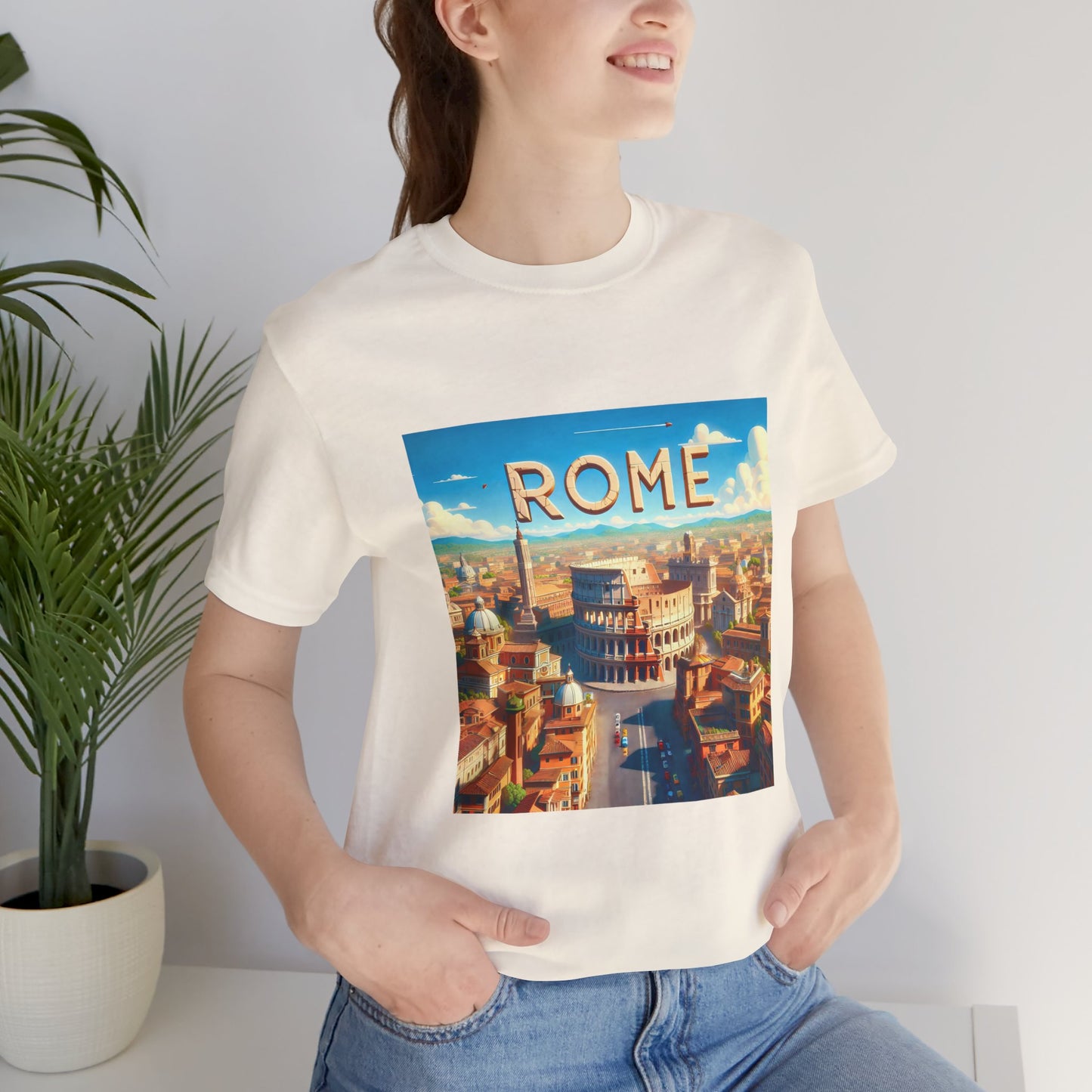 Rome Disney Pixar Style Jersey Short Sleeve Tee